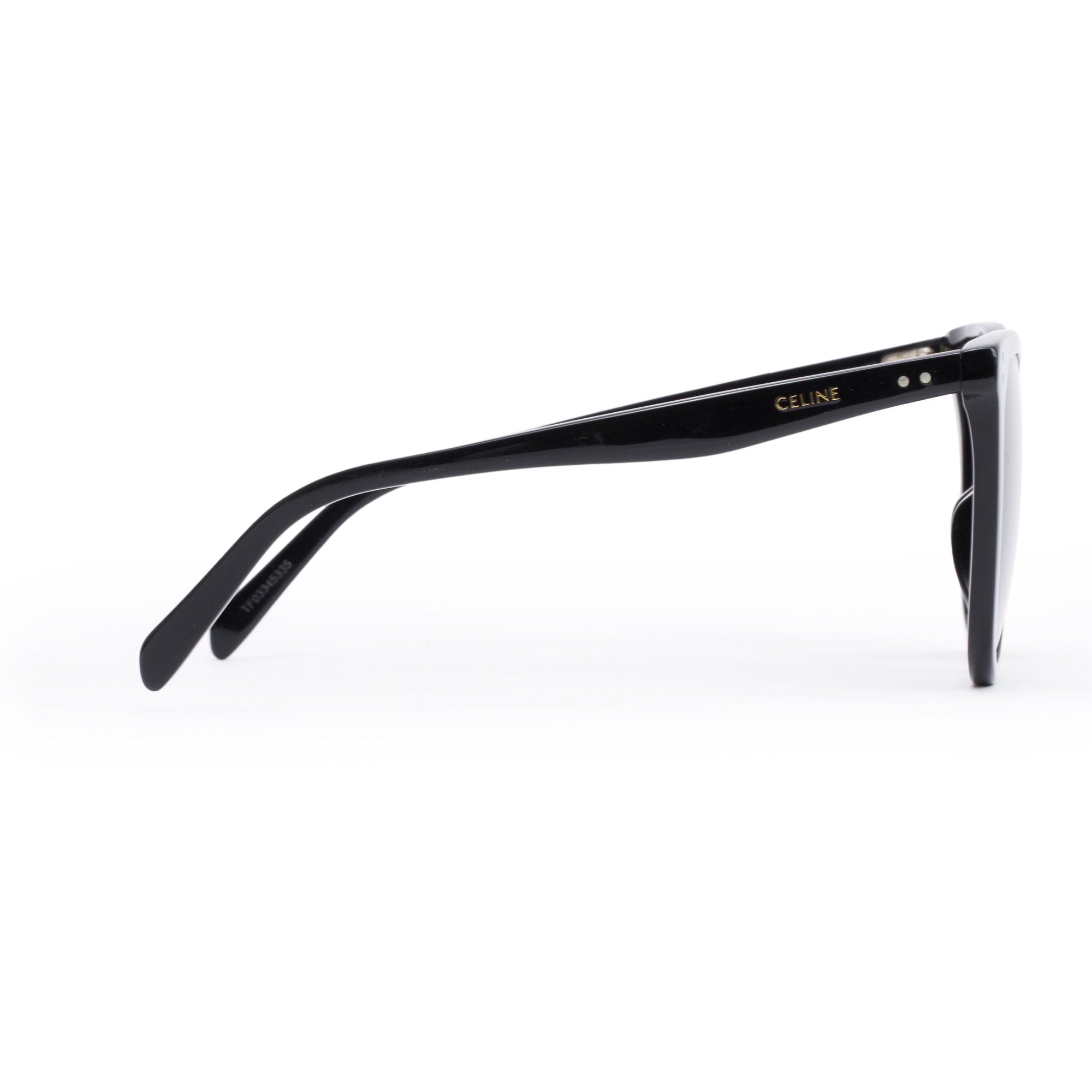 Celine CL401491 Black Acetate Cat-Eye Sunglasses w/ Box & Case