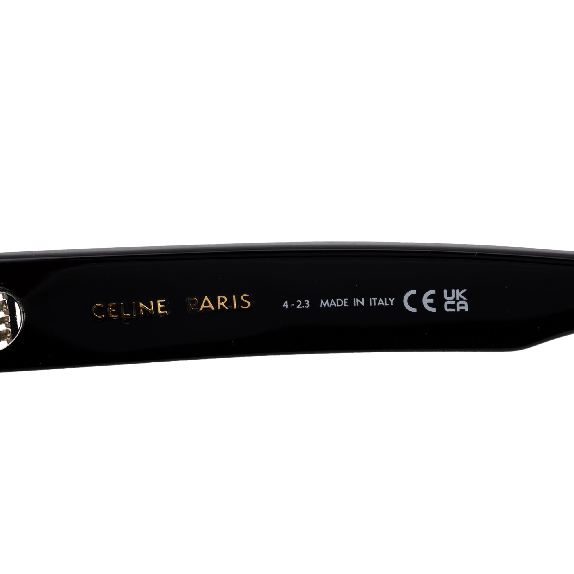 Celine CL40194U Black Acetate Triomphe 01 Oval Sunglasses