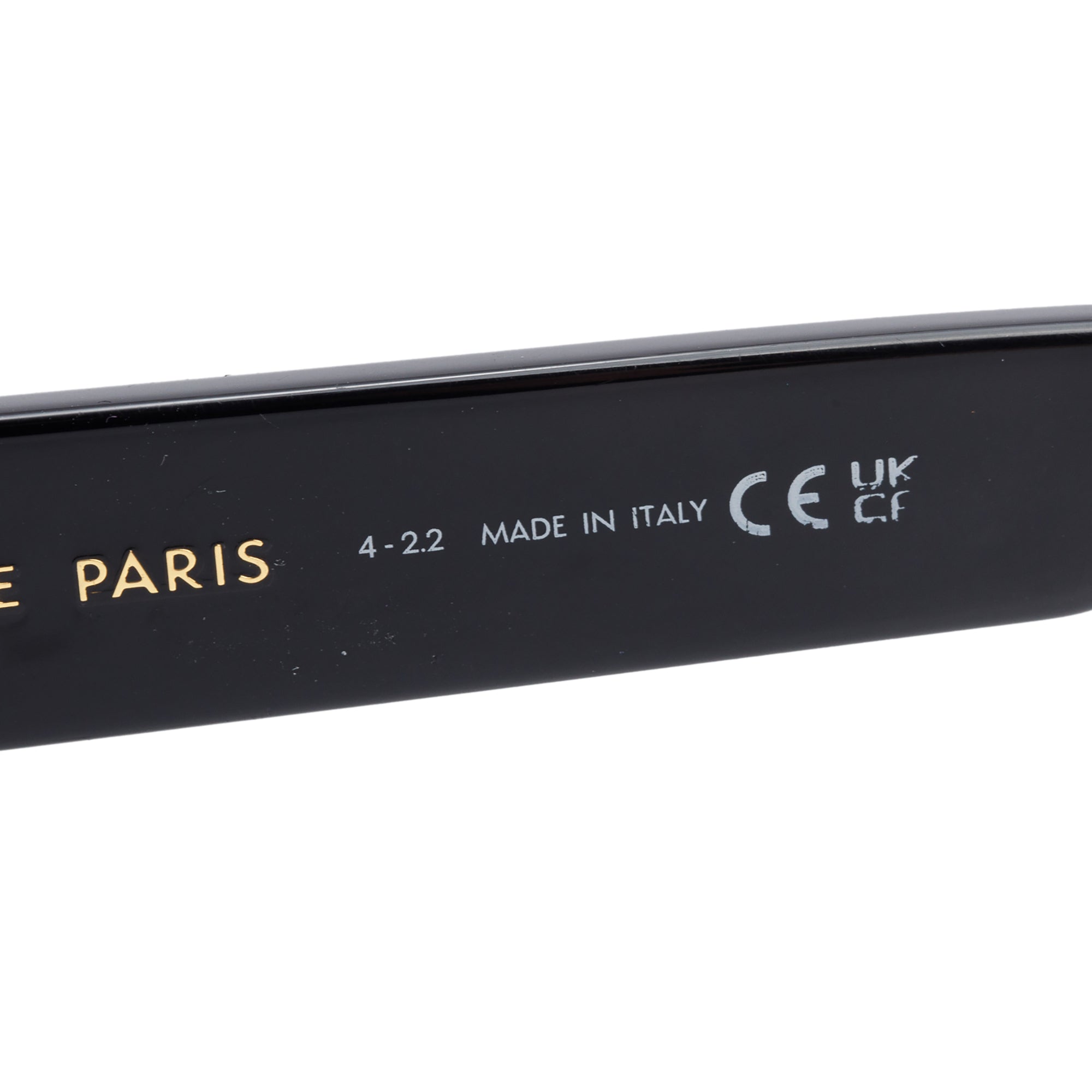 Celine CL40194U Black Acetate Triomphe 01 Oval Sunglasses w/ Box & Case