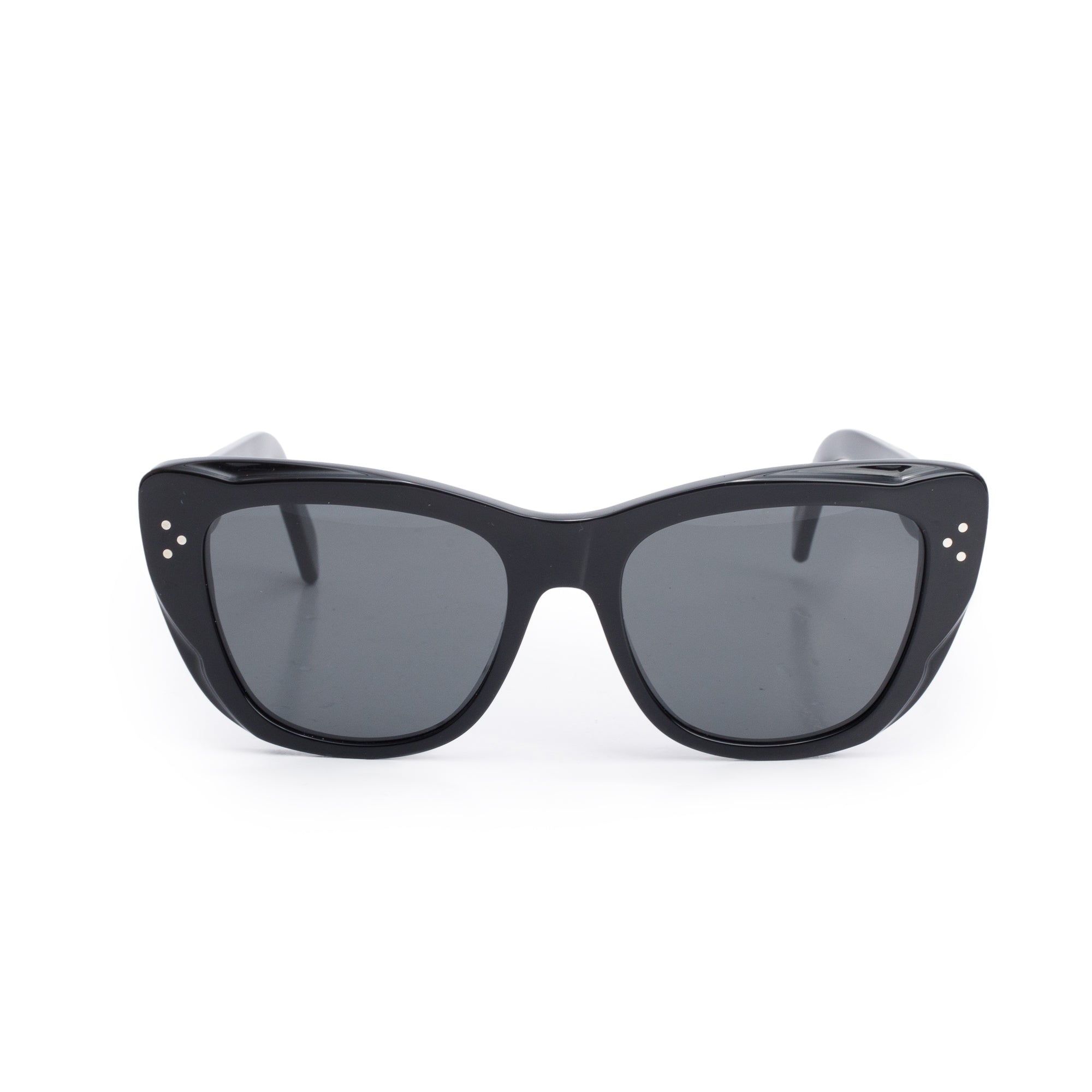 Celine CL401991 Black Acetate Cat-Eye Sunglasses w/ Case
