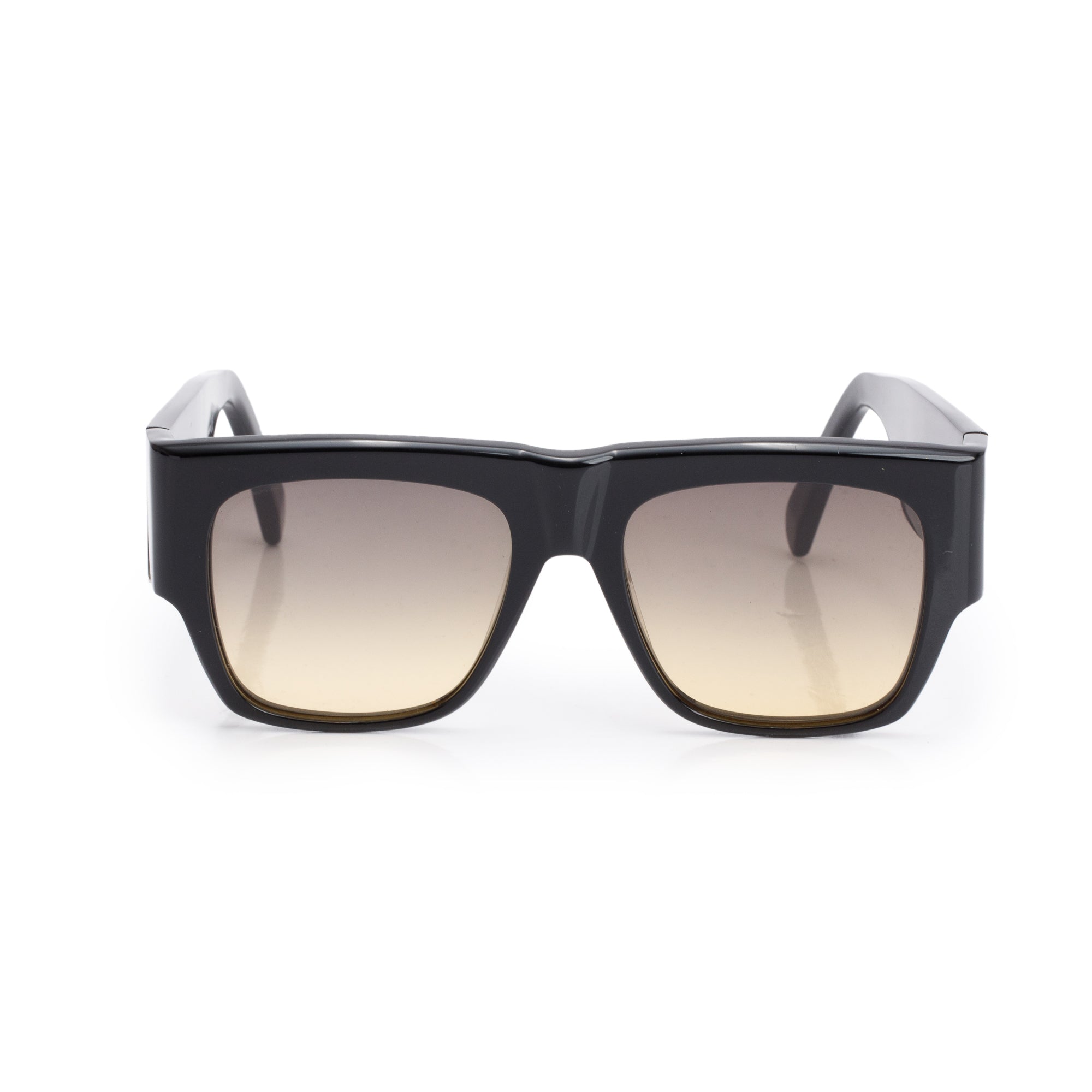 Celine CL4056IN Black Acetate Square Shield Sunglasses w/ Case