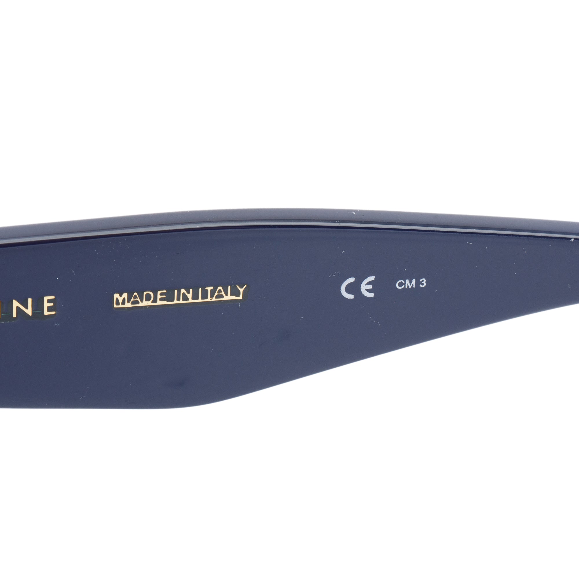 Celine CL41095/S Navy Acetate Round Sunglasses
