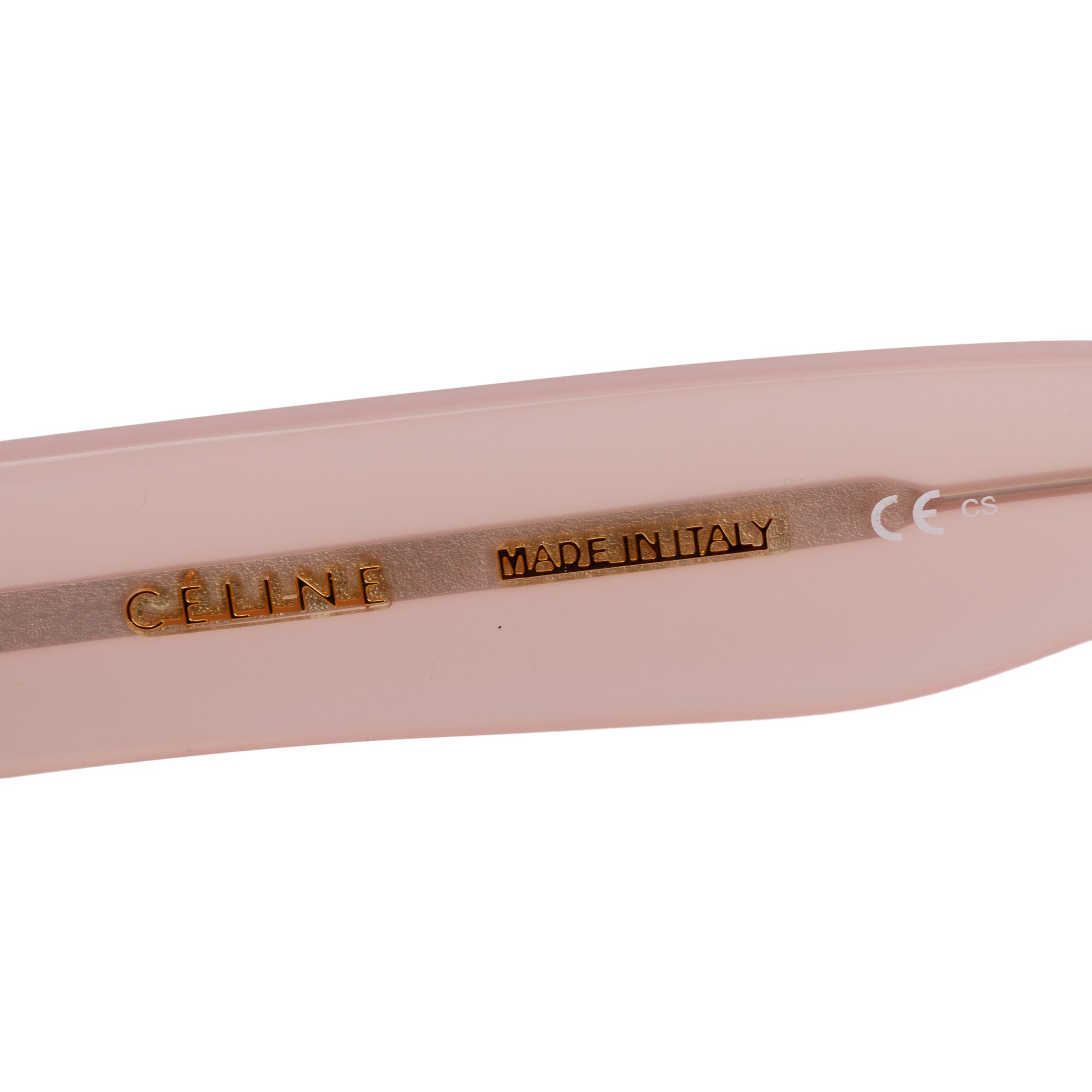 Celine CL41352 Black & Pink Acetate Square Sunglasses