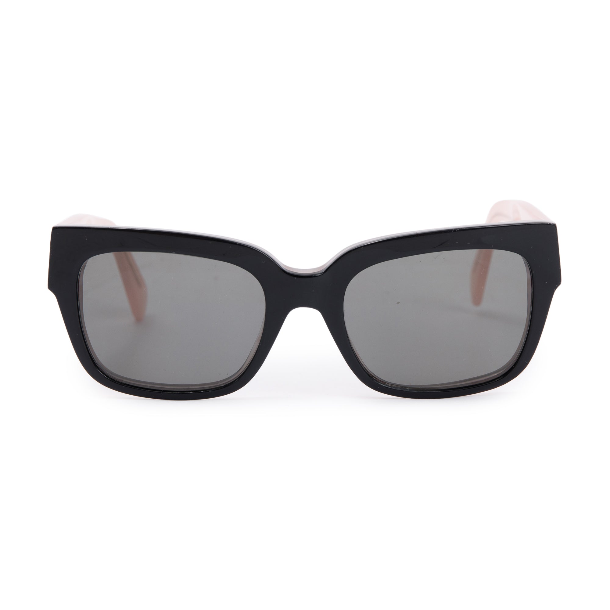 Celine CL41352 Black & Pink Acetate Square Sunglasses