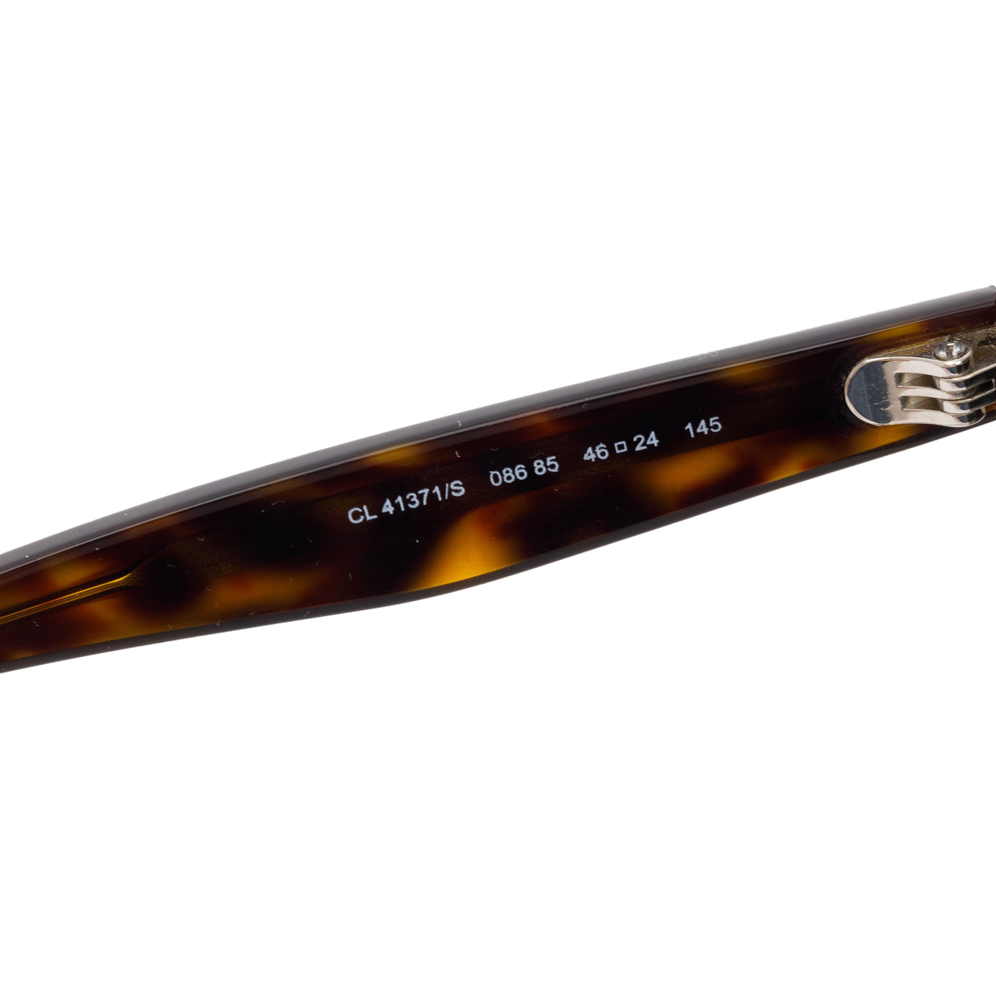 Celine CL41371/S Havana Acetate Round Sunglasses w/ Case