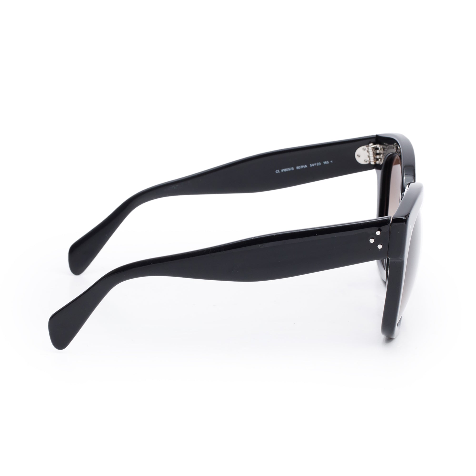 Celine CL41805/S Black Acetate Oversized Sunglasses