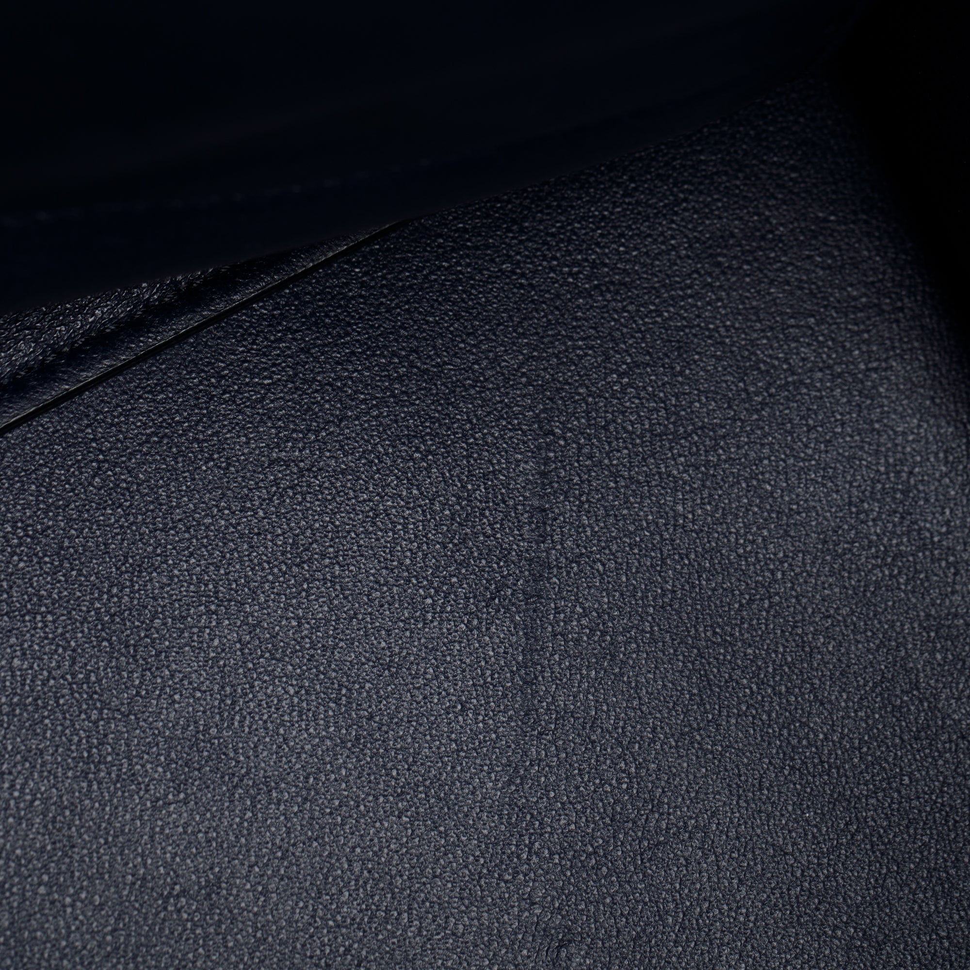 Celine Medium Navy Calfskin Suede Leather Trapeze Bag