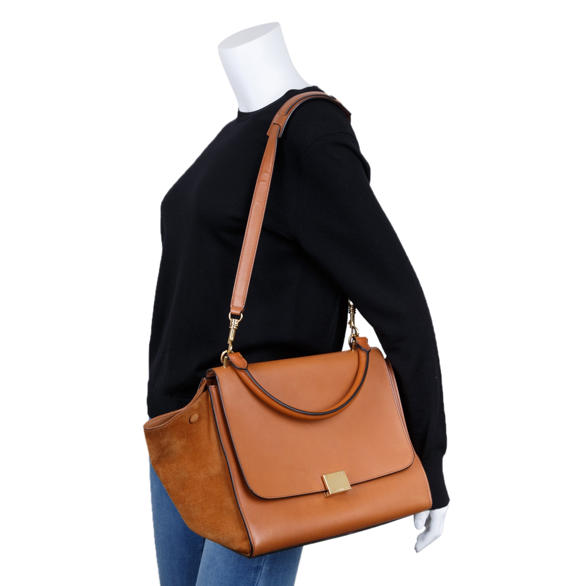 Celine Medium Trapeze Bag w/ Strap