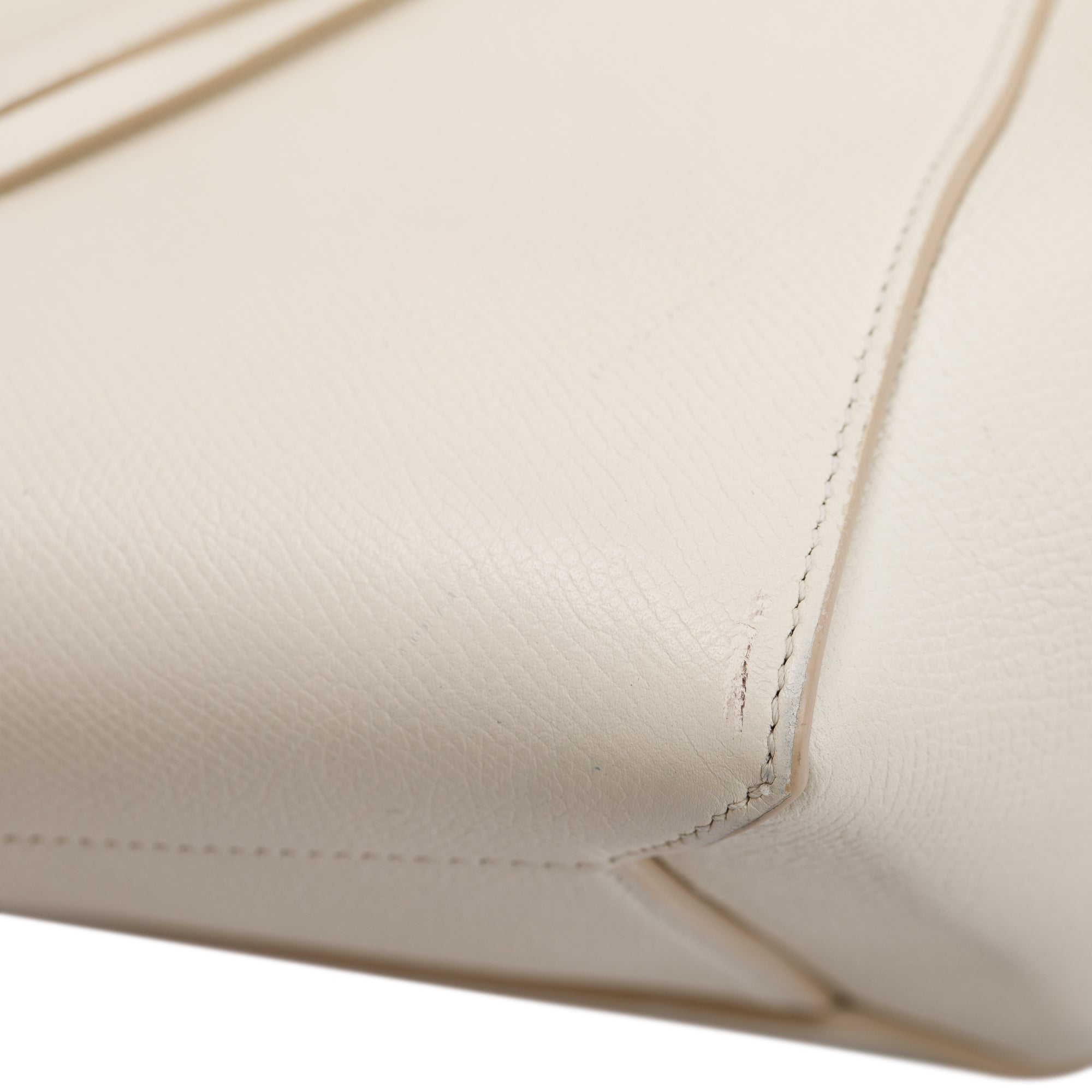 Celine Neutral Leather Micro Belt Bag w/ Strap