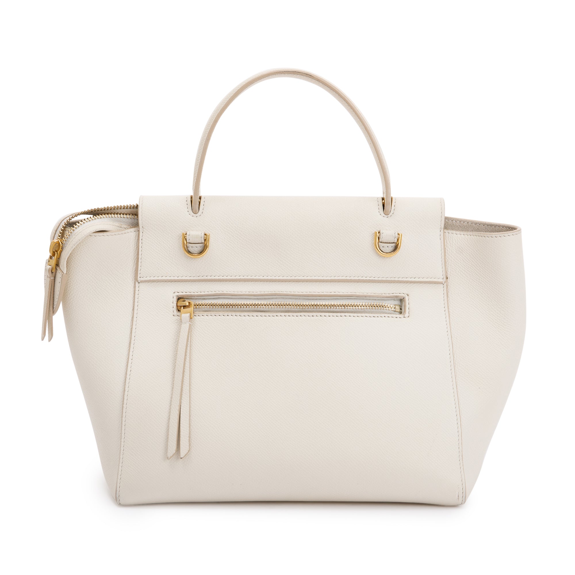 Celine Neutral Leather Micro Belt Bag w/ Strap