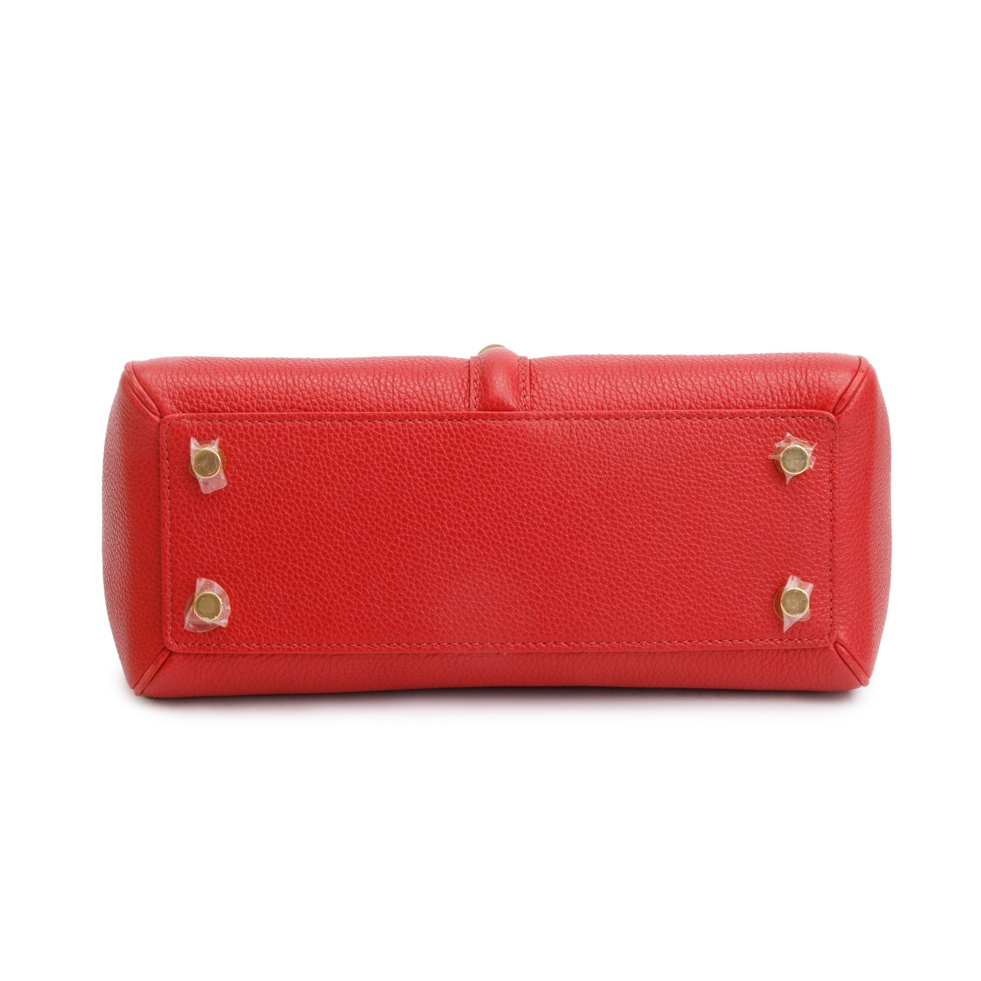 Celine Red Calfskin Leather Small 16 Bag w/ Strap