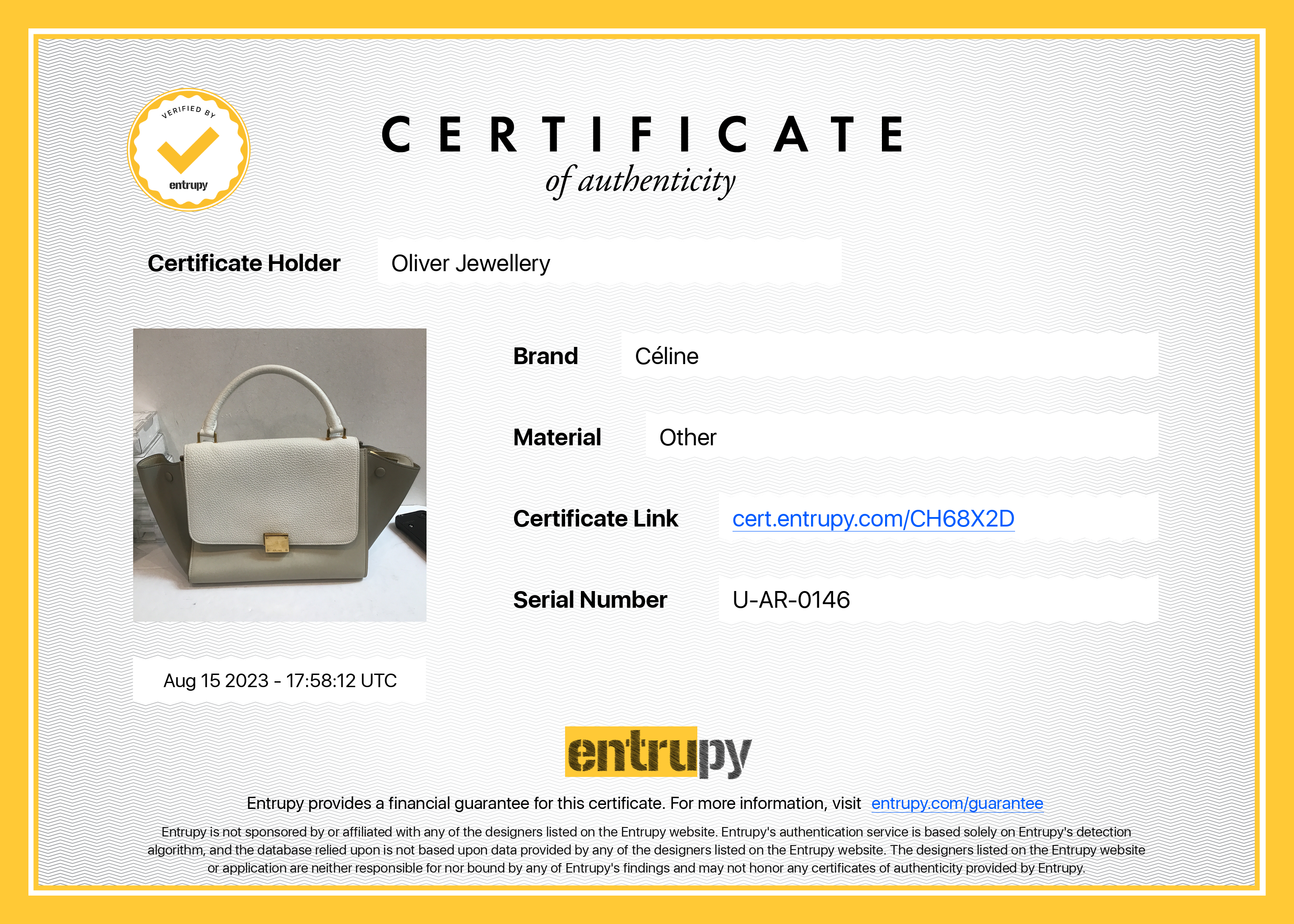 Celine Small Tricolor Leather Trapeze Bag