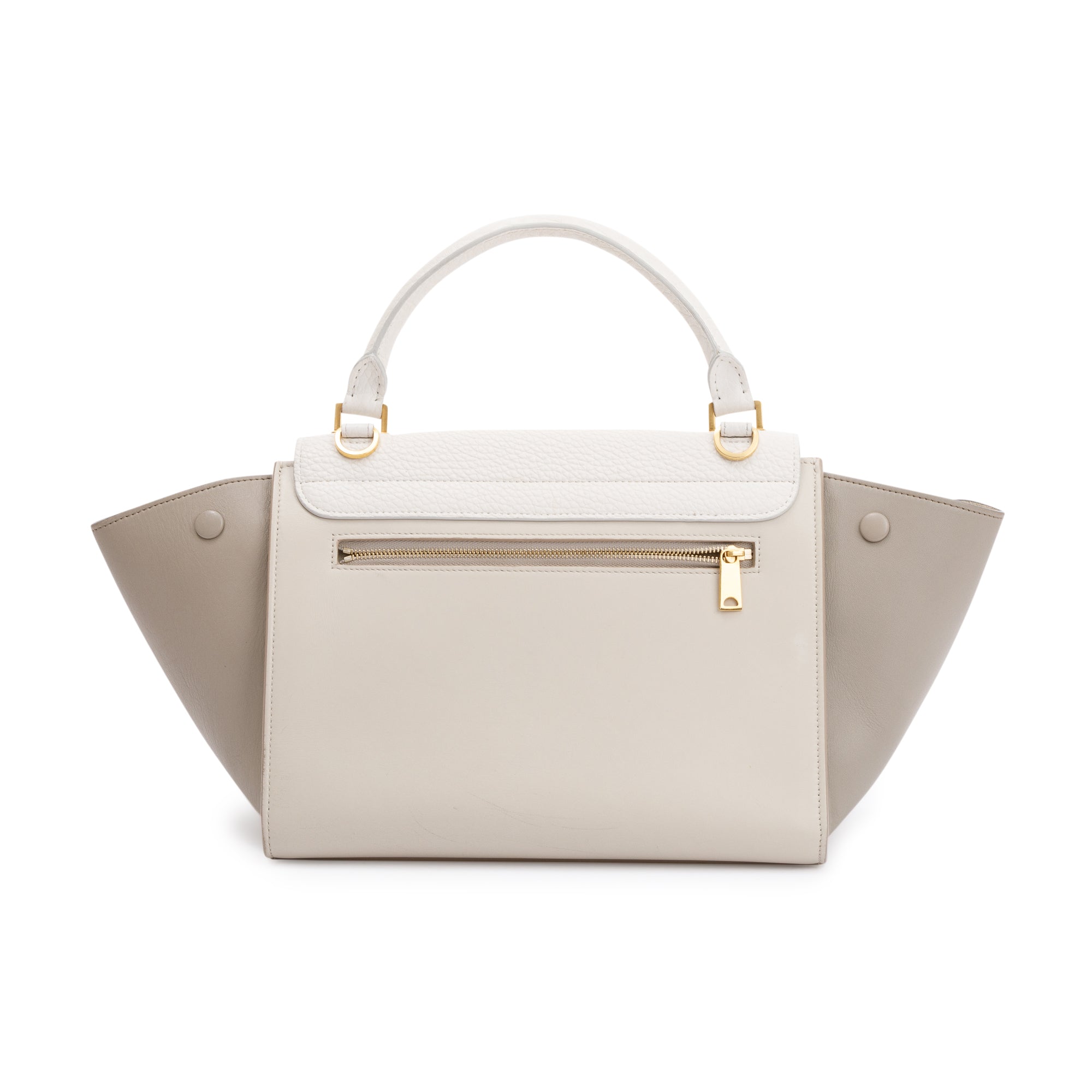Celine Small Tricolor Leather Trapeze Bag