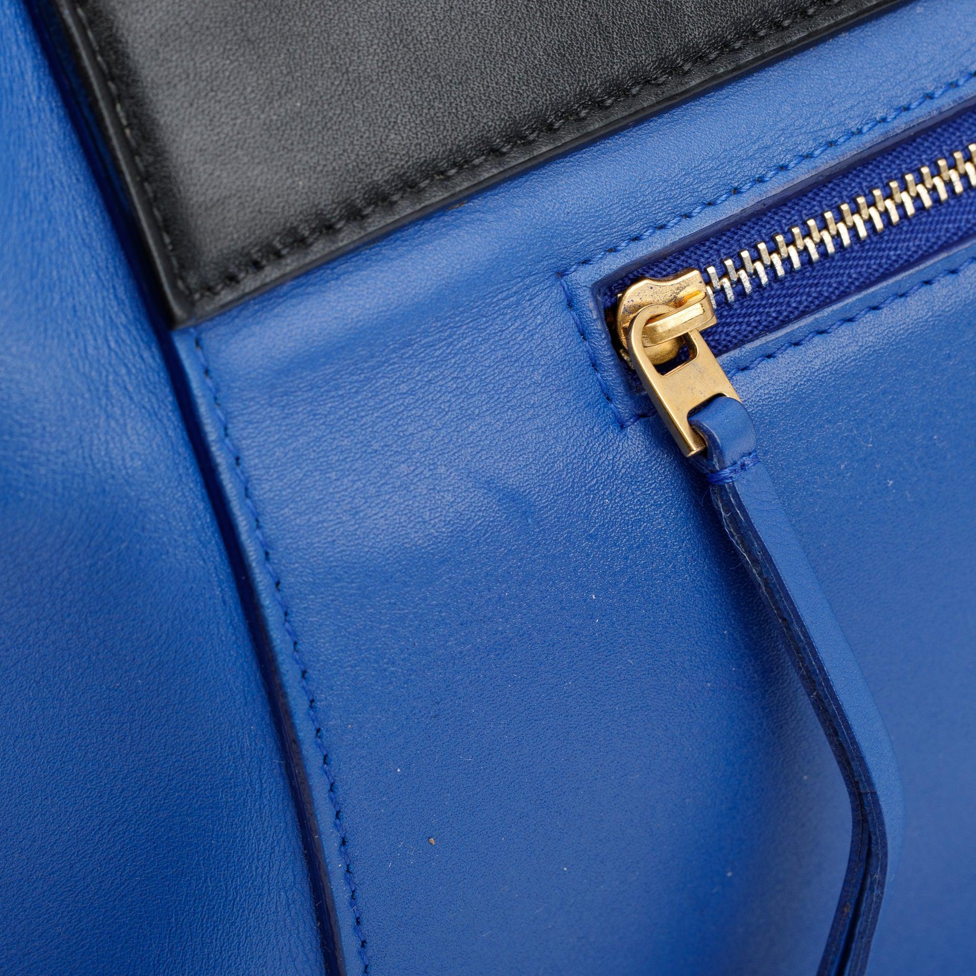 Celine Tricolor Calfskin Leather Mini Belt Bag