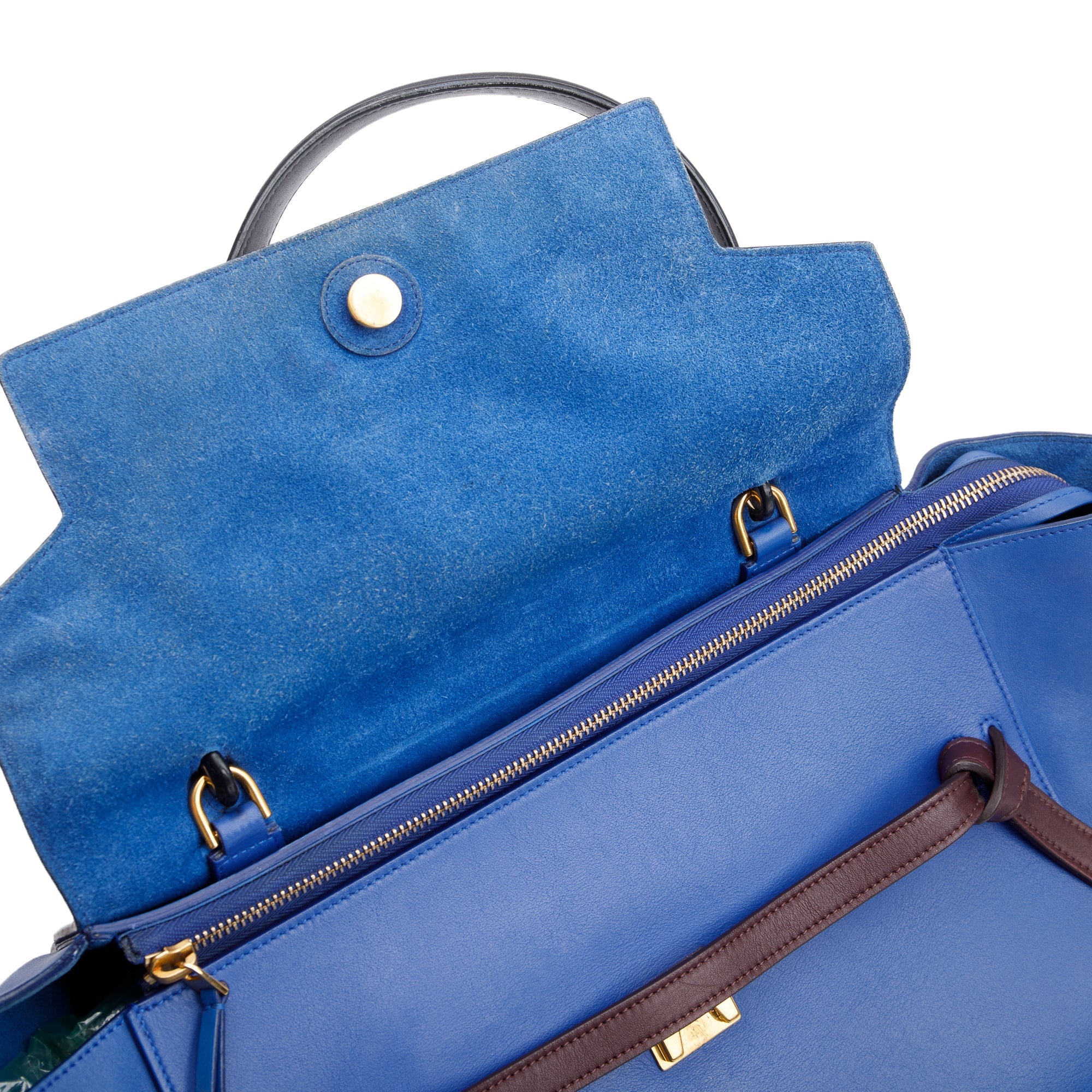 Celine Tricolor Calfskin Leather Mini Belt Bag