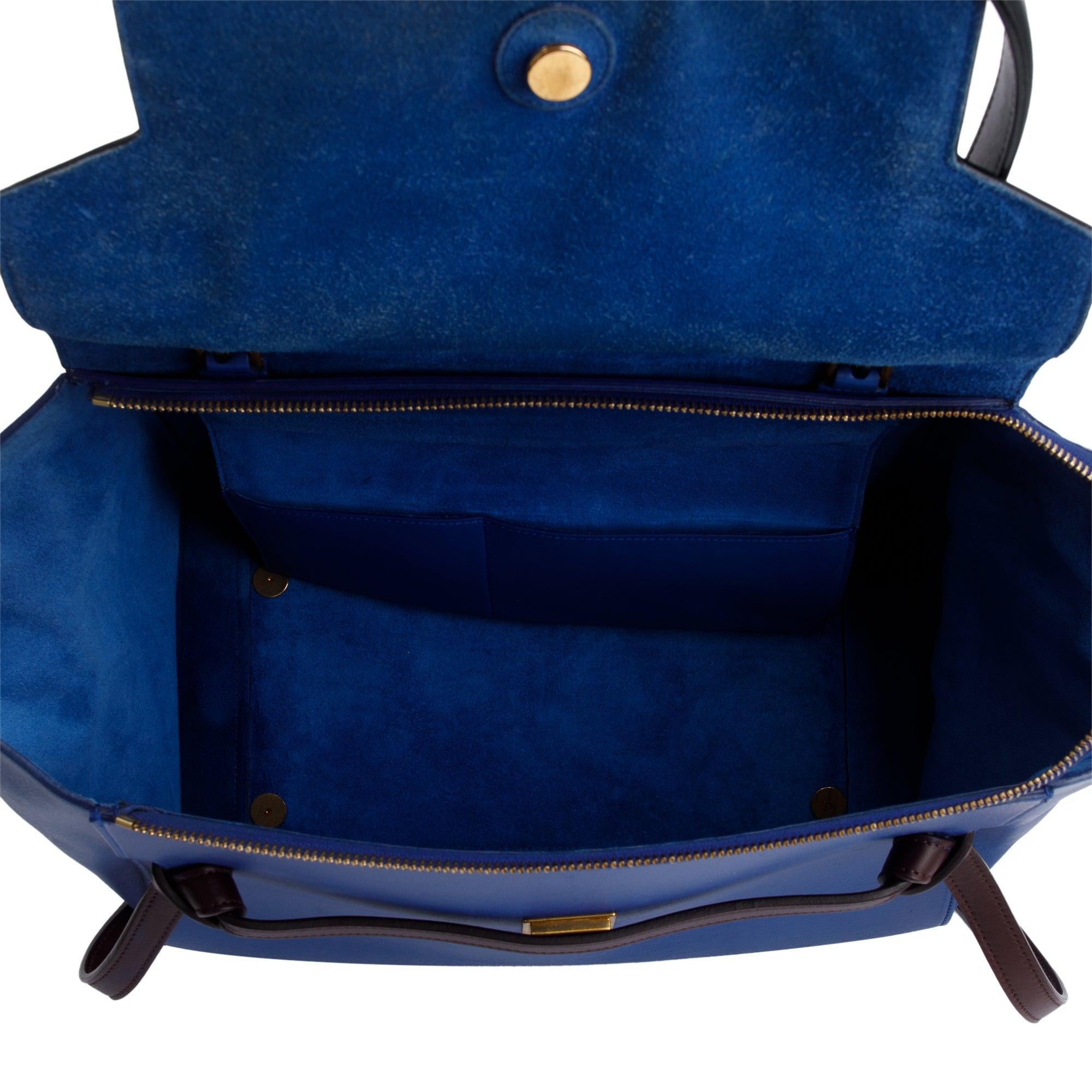 Celine Tricolor Calfskin Leather Mini Belt Bag