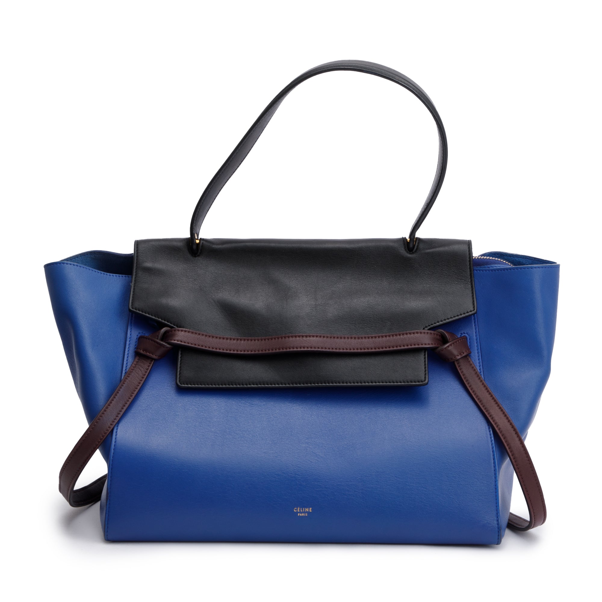 Celine Tricolor Calfskin Leather Mini Belt Bag