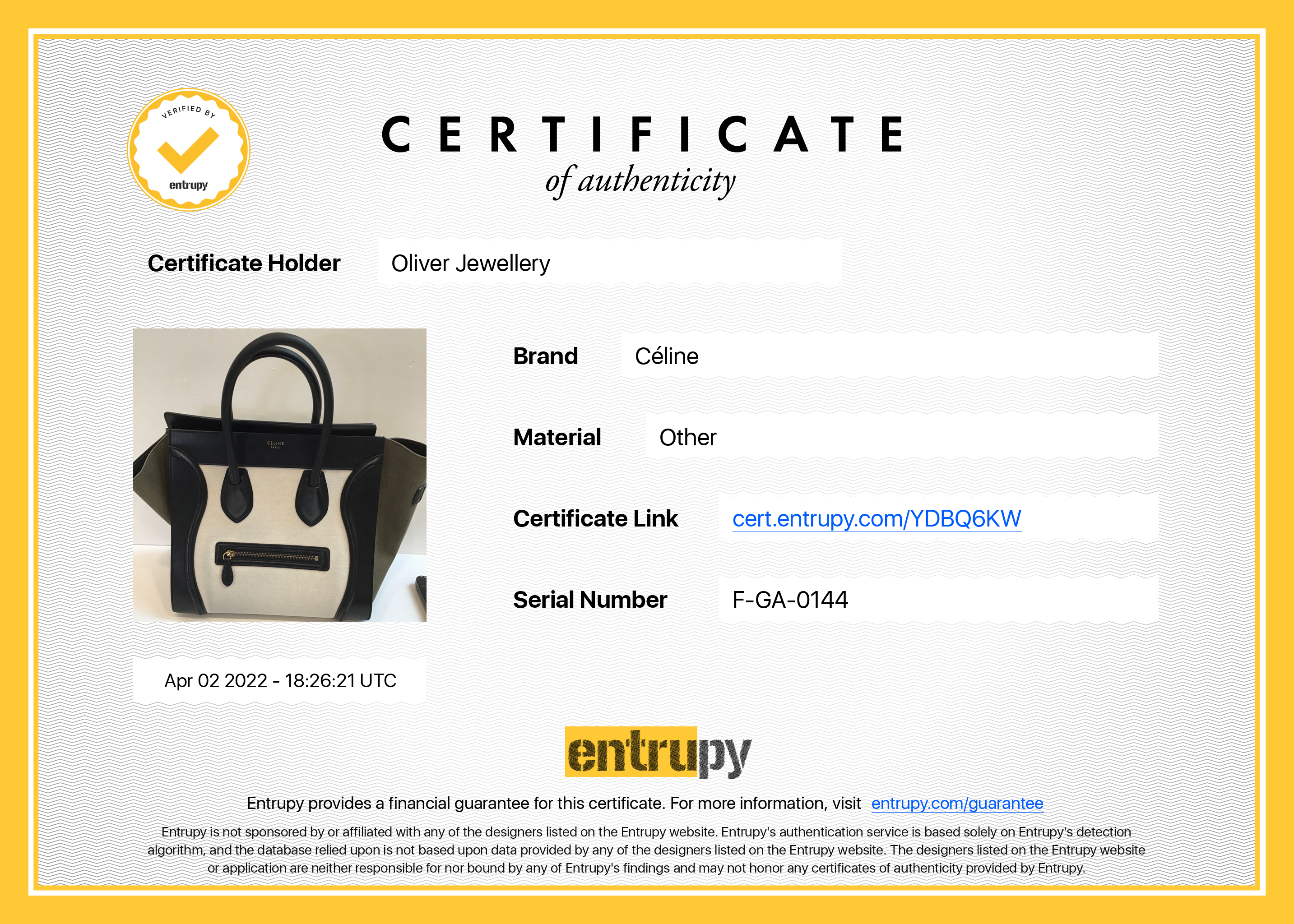 Celine Tricolour Leather & Canvas Mini Luggage Tote