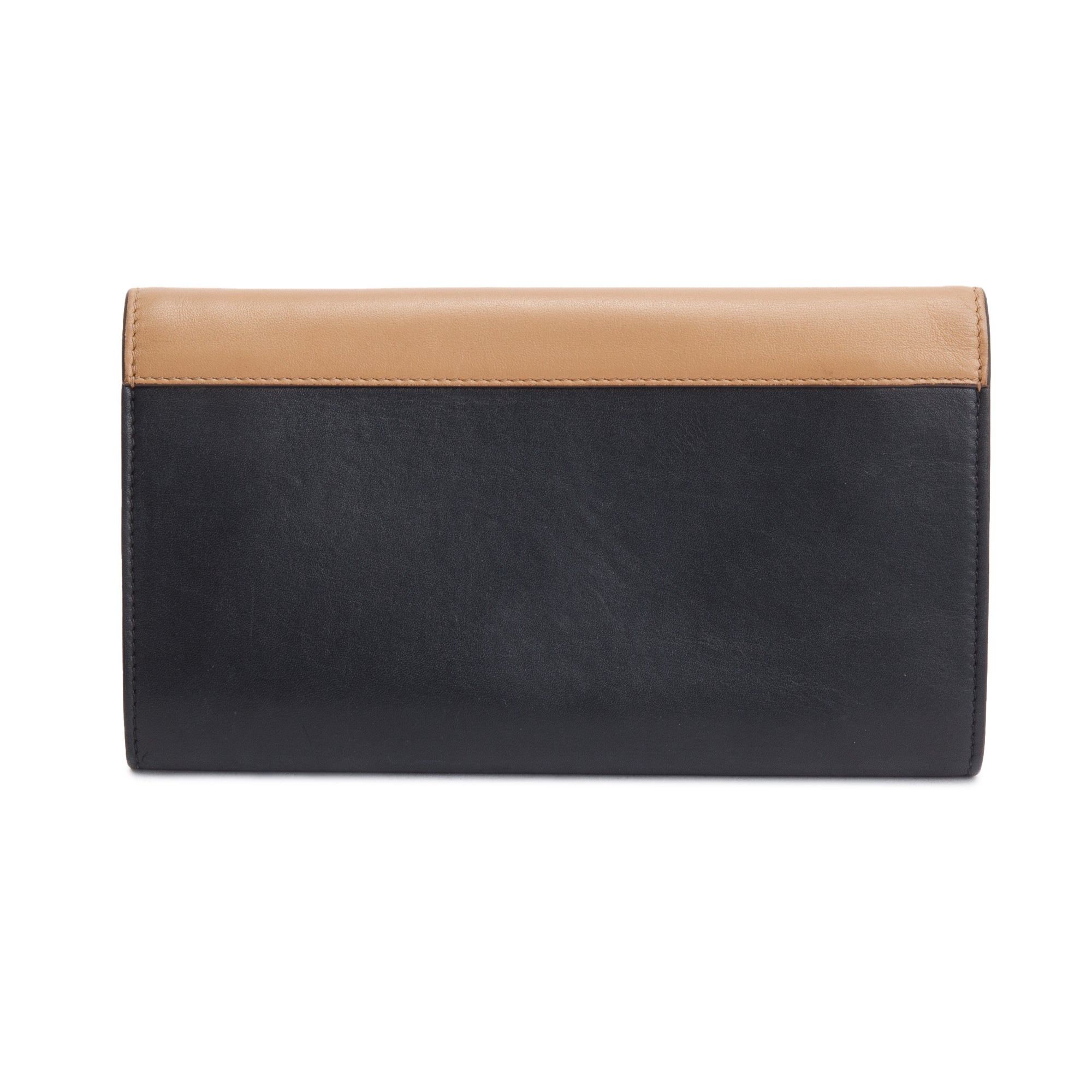 Celine Tricolour Leather Pocket Envelope Wallet