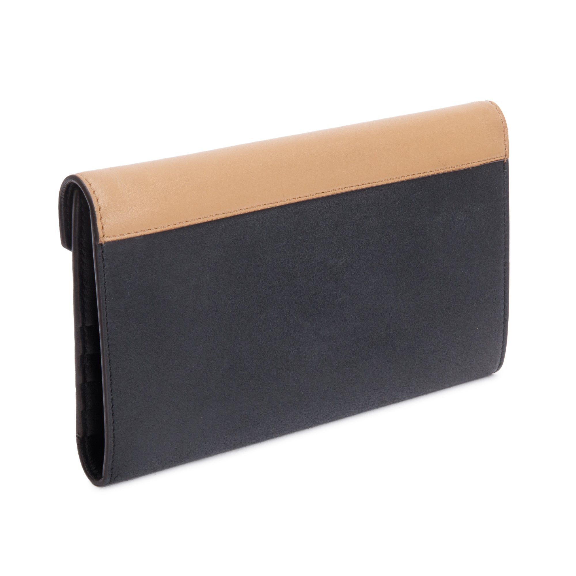 Celine Tricolour Leather Pocket Envelope Wallet
