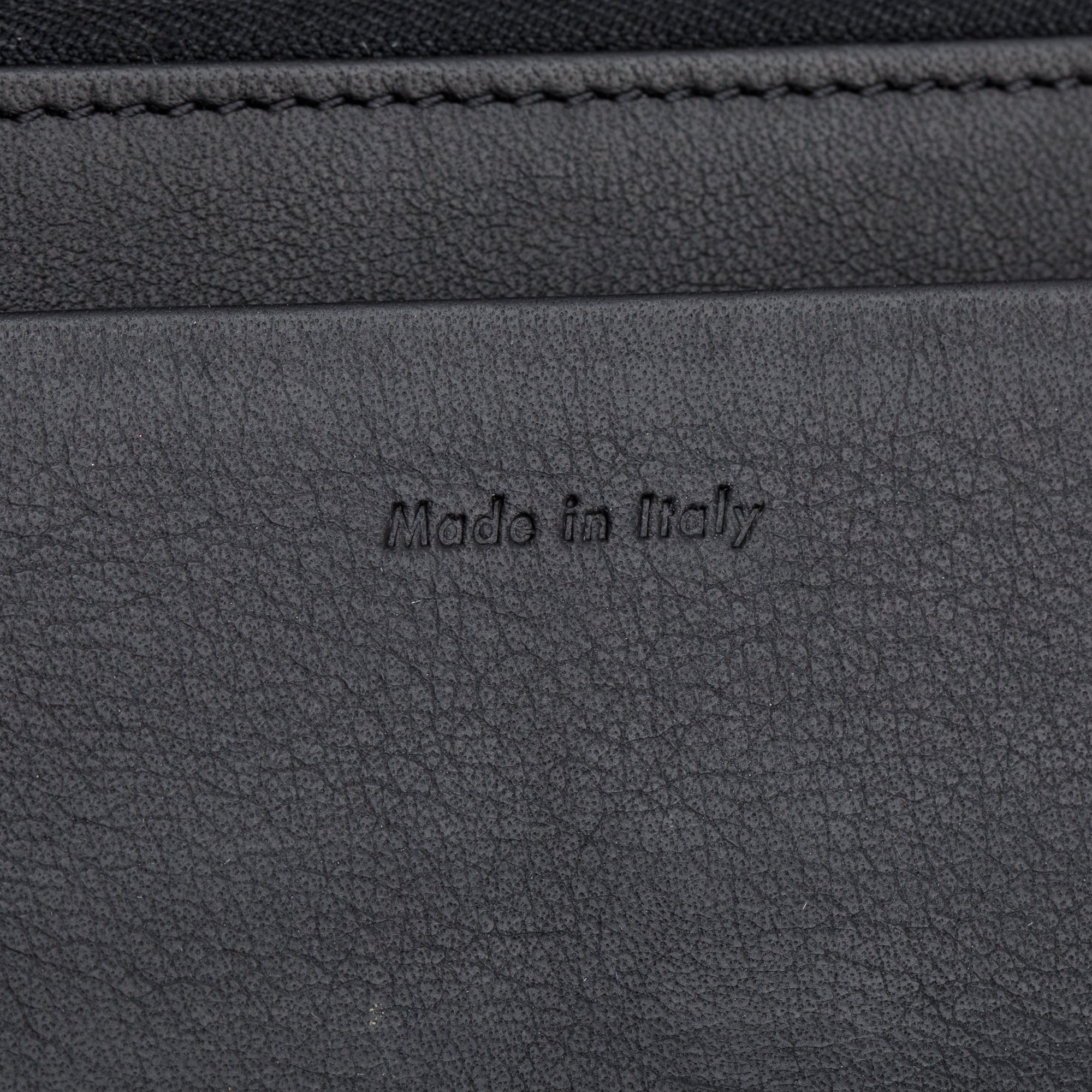 Celine Tricolour Leather Pocket Envelope Wallet