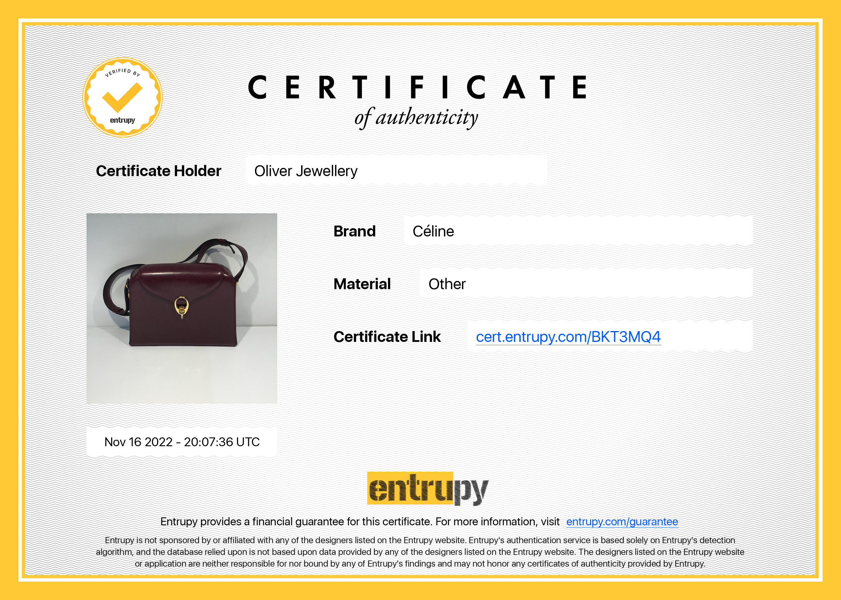 Celine Vintage Leather Crossbody Bag