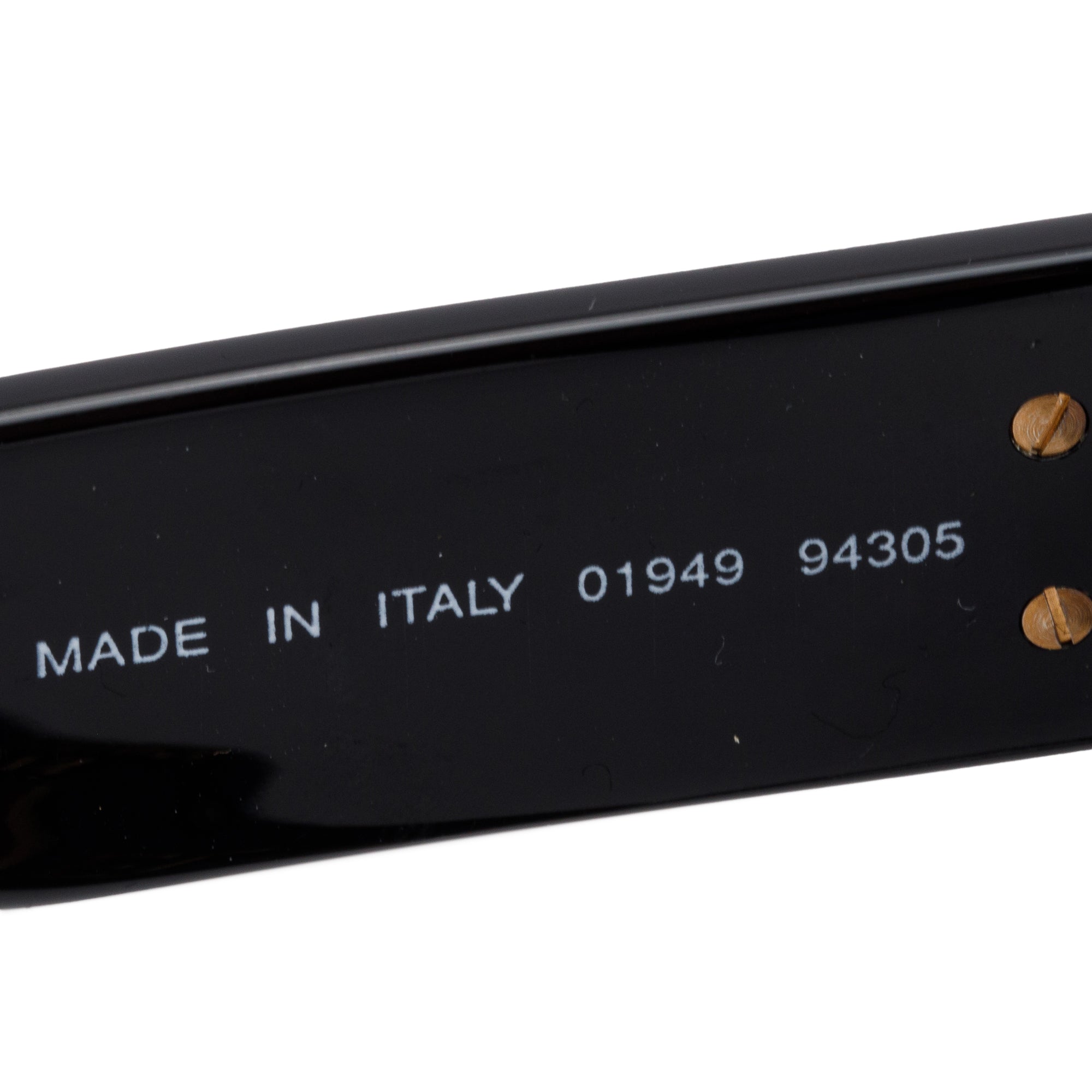 Chanel 01949 Black Acetate CC Logo Round Sunglasses w/ Box & Case