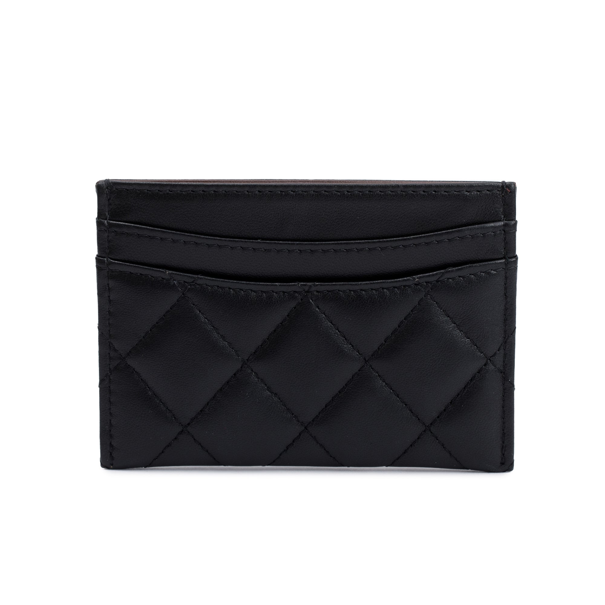 Chanel 2020 Black Caviar Leather Classic Card Holder
