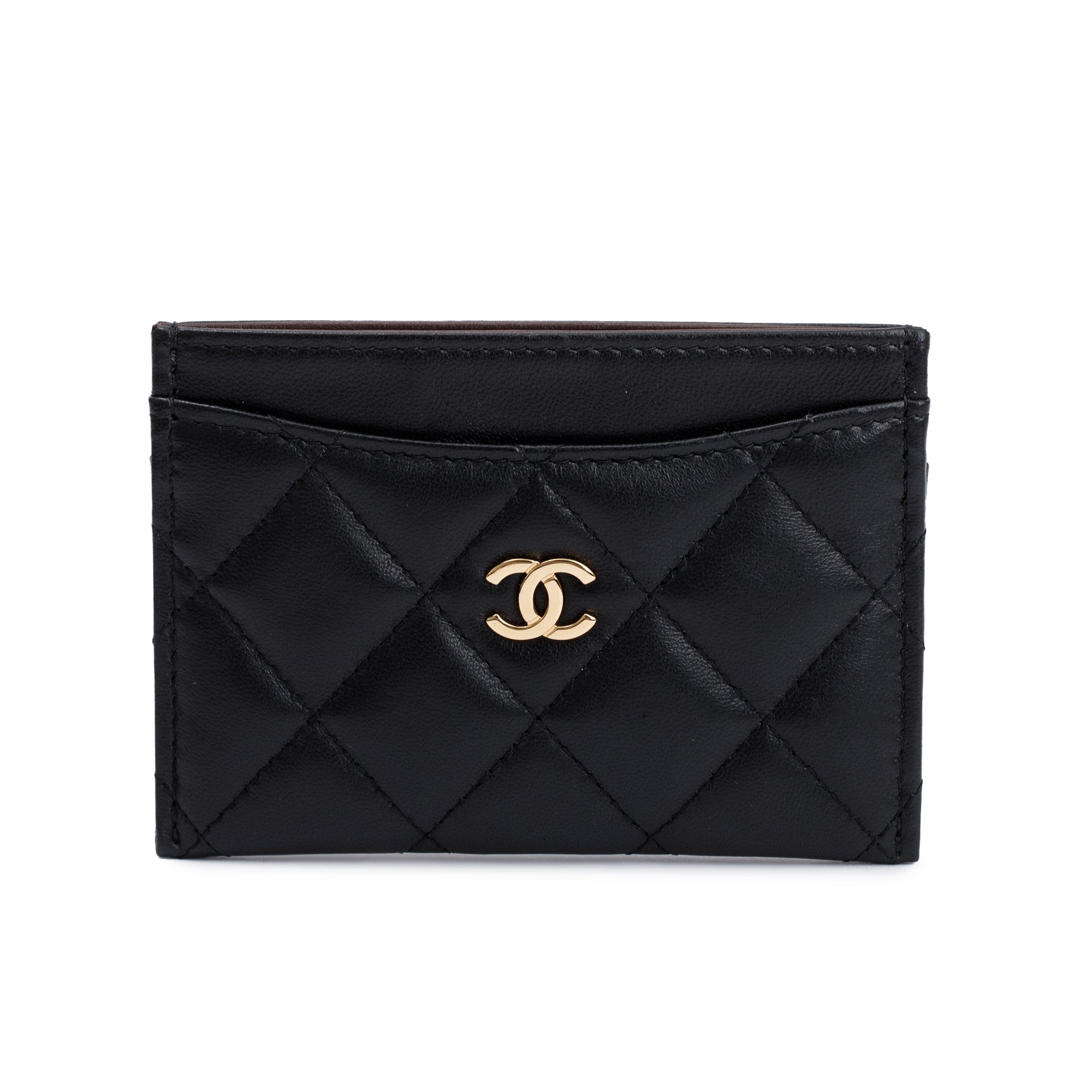 Chanel 2020 Black Caviar Leather Classic Card Holder