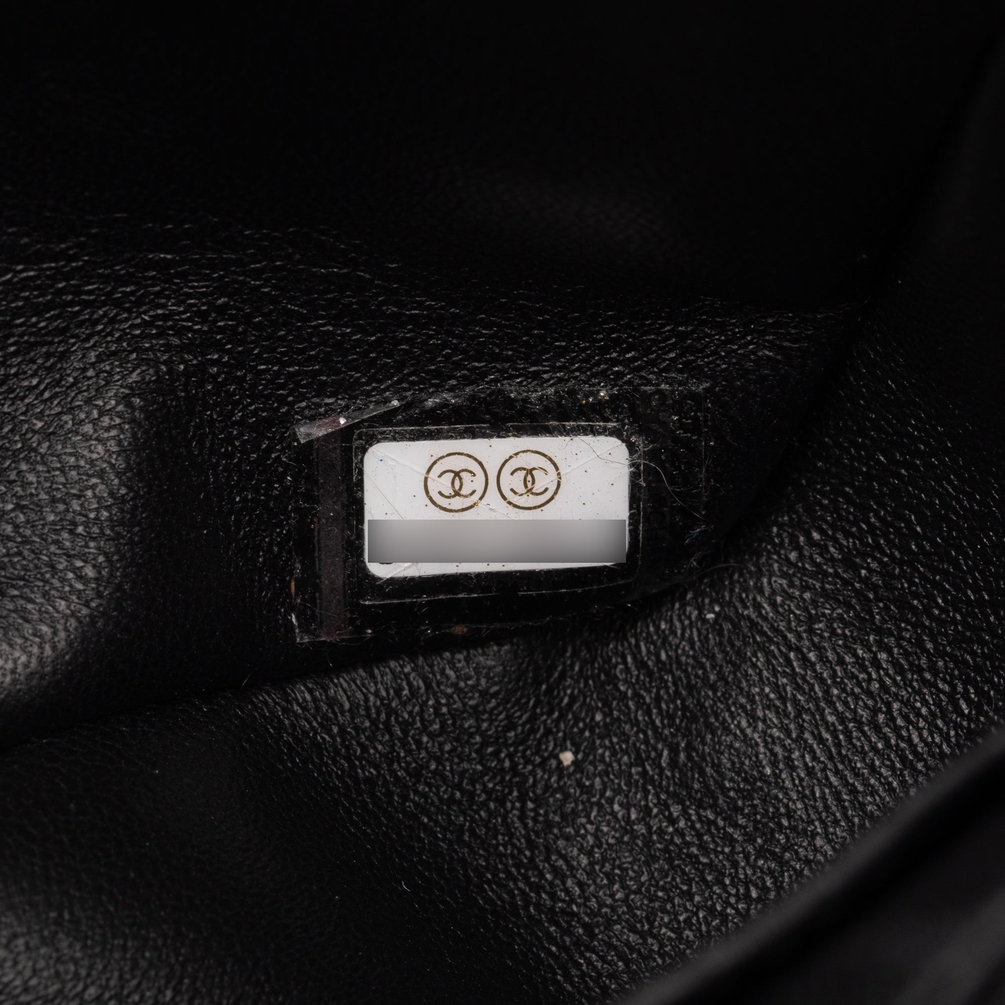 Chanel 2020 Black/White Tweed River Of Pearls Flap Bag w/ Authenticity Card