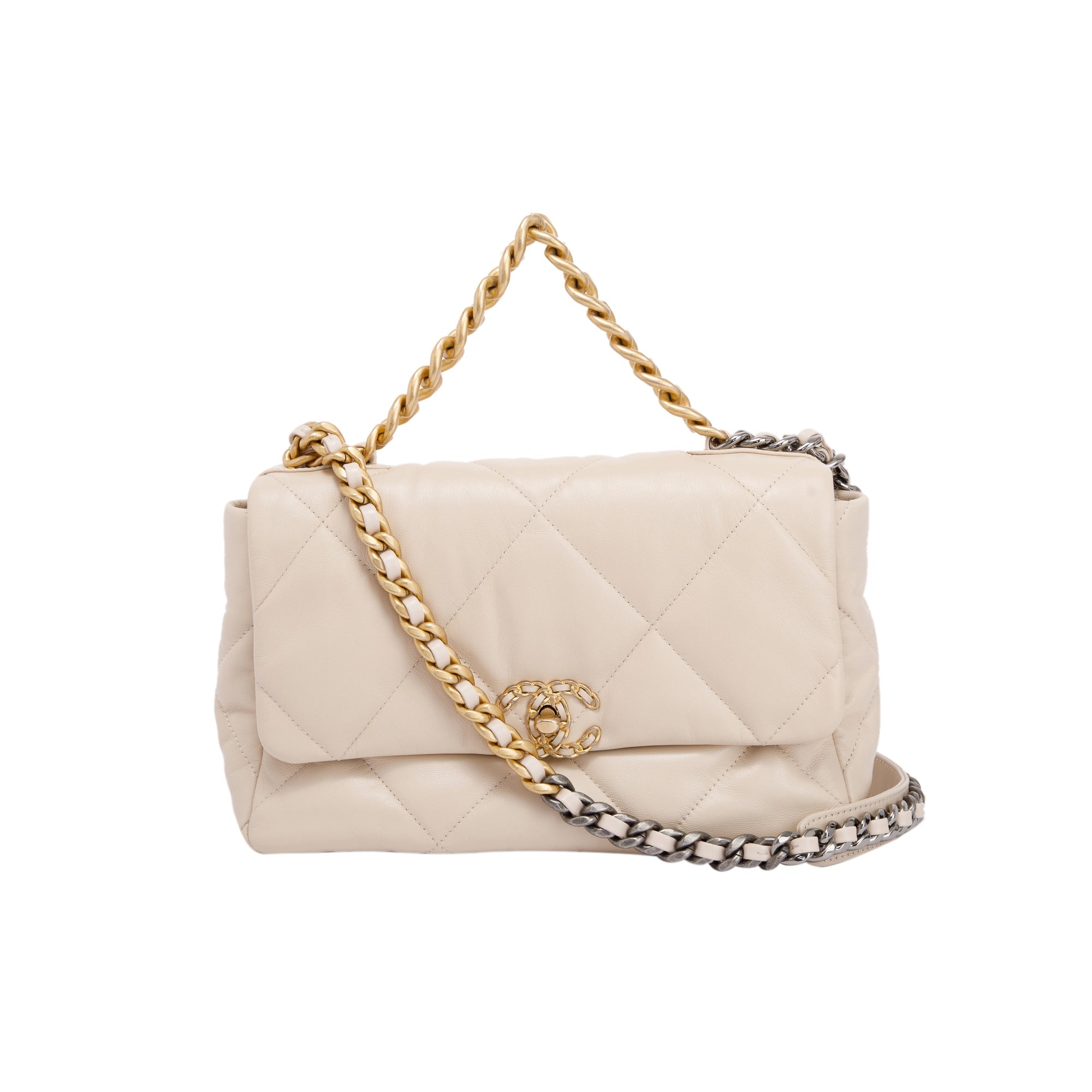 Chanel 2020 Large 19 Flap Bag w/ Authenticity Card