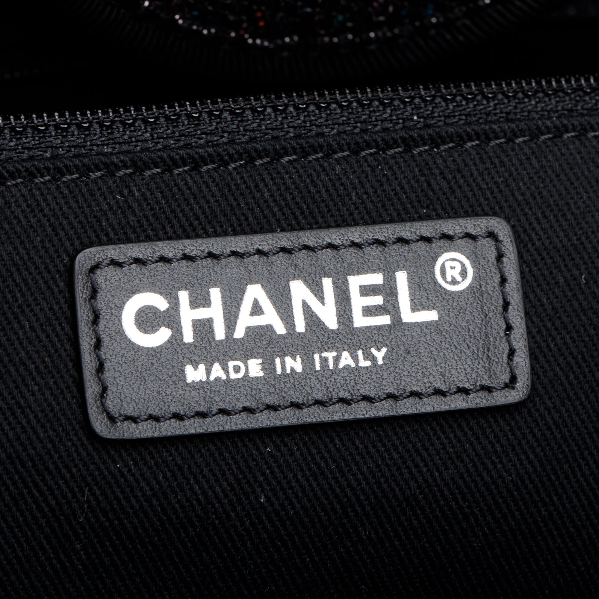 Chanel 2020 Medium Sequin Deauville Tote w/ Authenticity Card