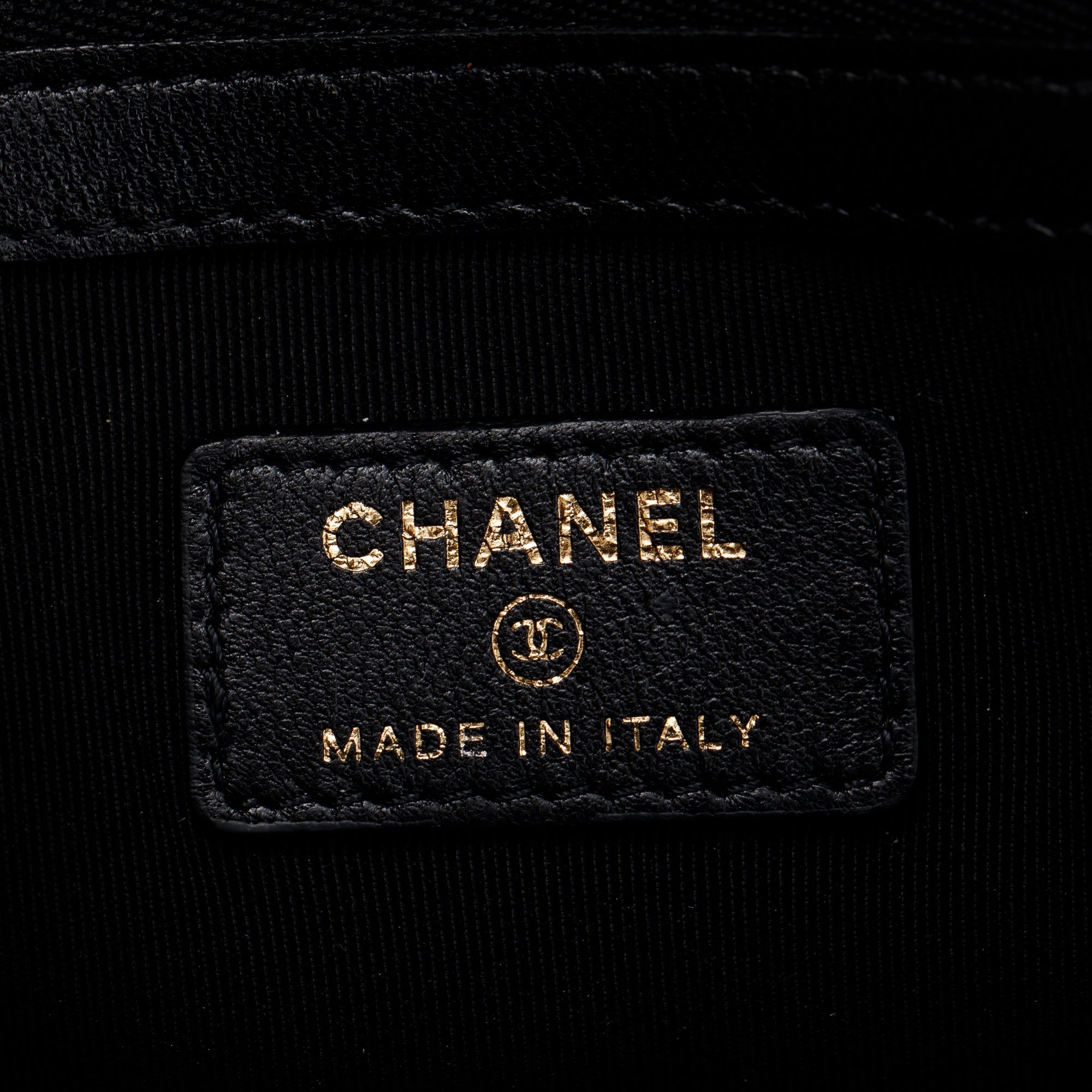 Chanel 2020 Quilted Patent Leather O-Case Clutch w/ Box & Authenticity Card