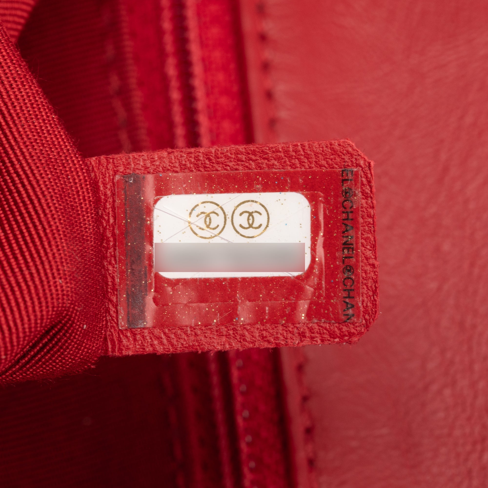 Chanel 2020 Red Quilted Calfskin Leather Large Running Chain Flap Bag w/ Authenticity Card