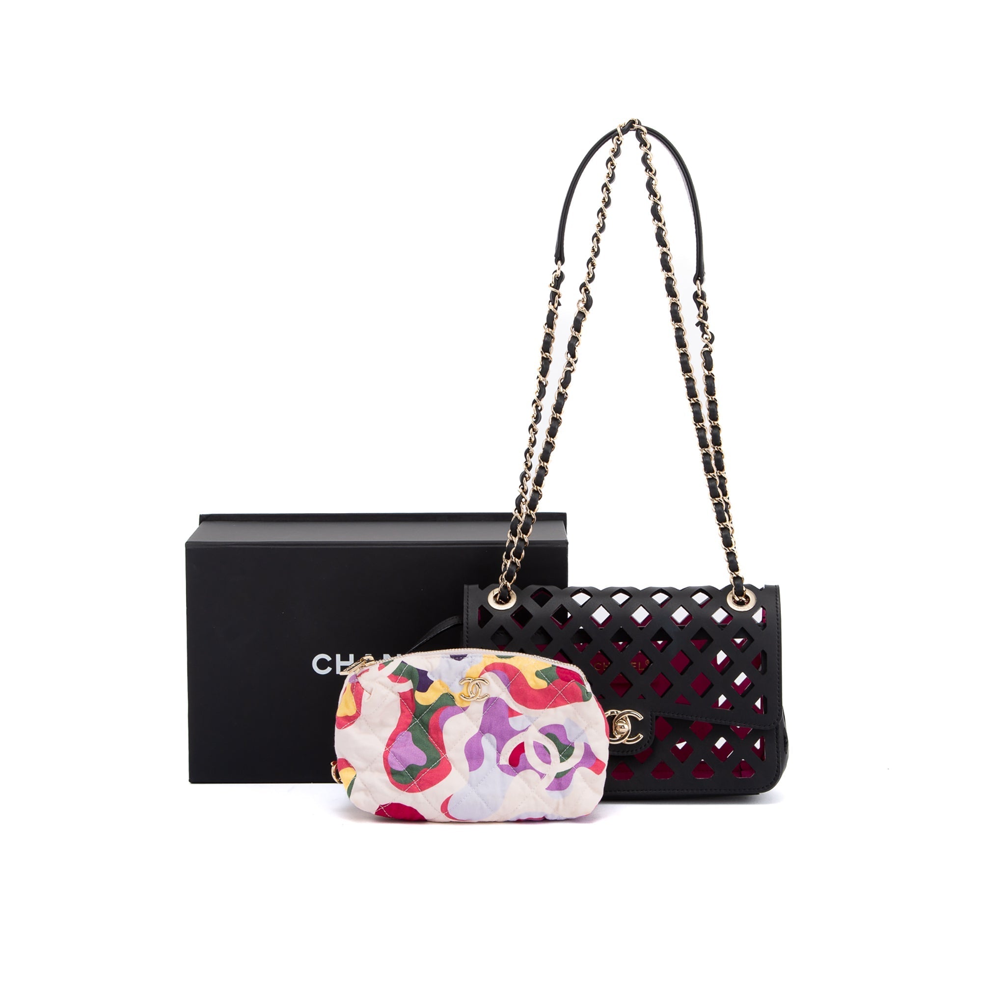 Chanel 2020 See Through Flap Bag w/ Box & Authenticity Card