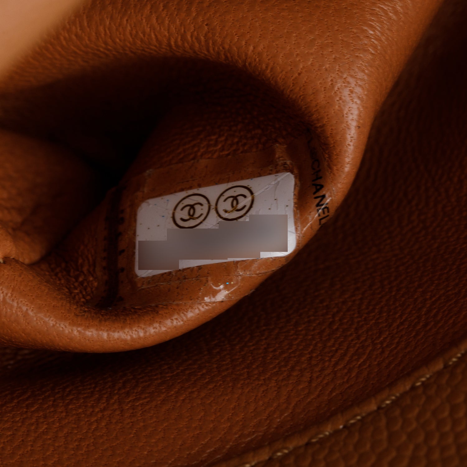 Chanel 2021 Beige Quilted Caviar Leather Mini Coco Top Handle Flap Bag w/ Box & Authenticity Card