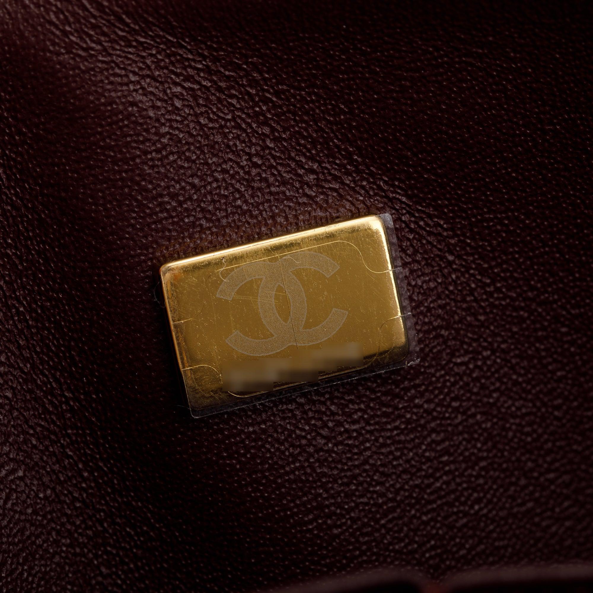 Chanel 2021 Black Lambskin Classic Small Double Flap Bag w/ Box