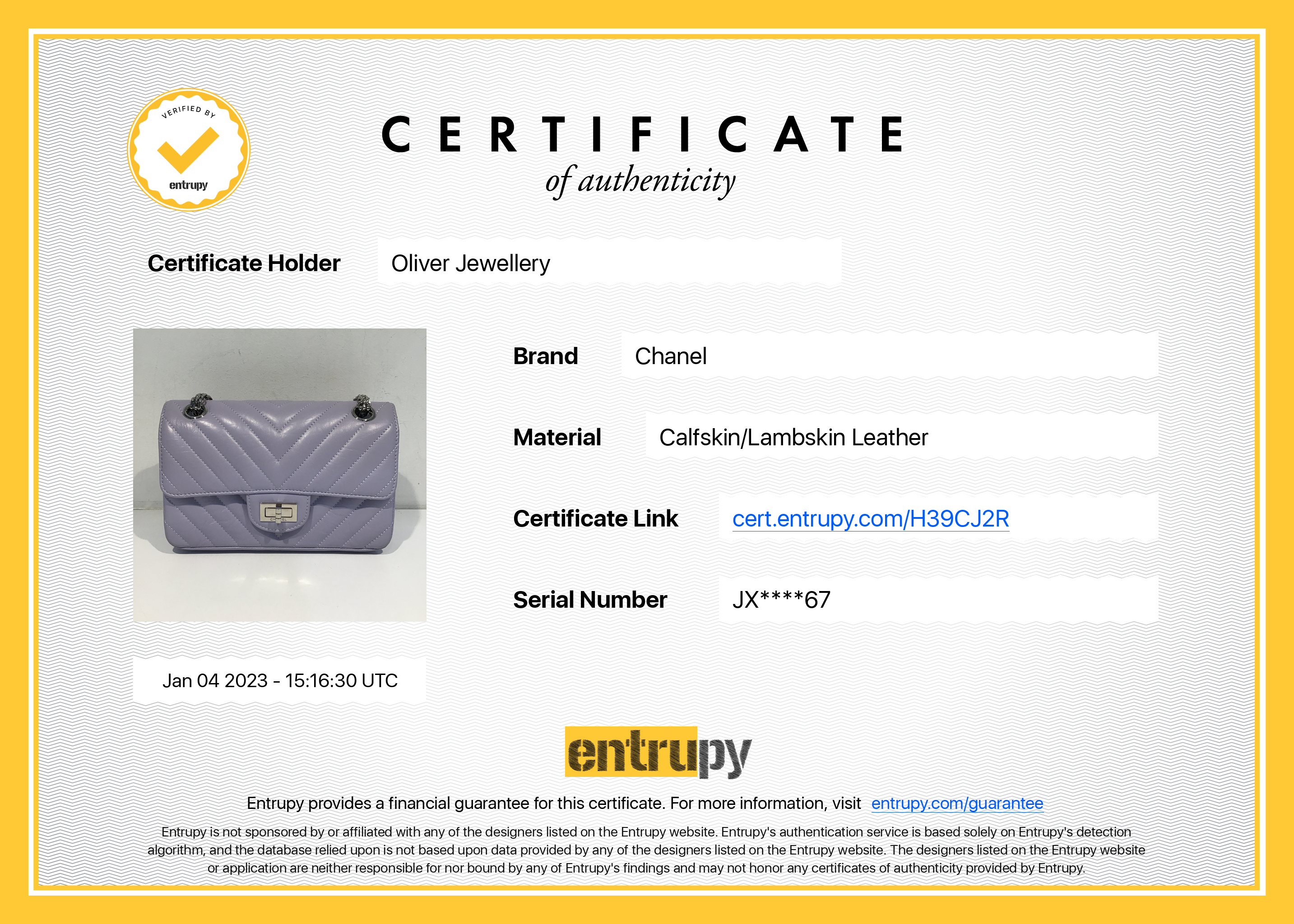 Chanel 2021 Chevron Mini Reissue 2.55 Flap Bag w/ Box