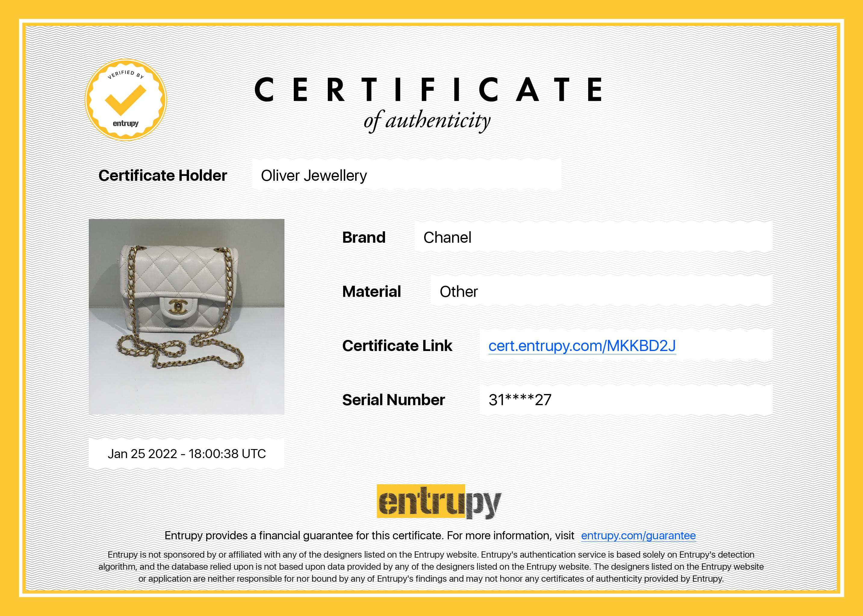 Chanel 2021 Mini Sweet Classic Flap Bag w/ Box & Receipt (Barbara took it on Mar 12th 2022)