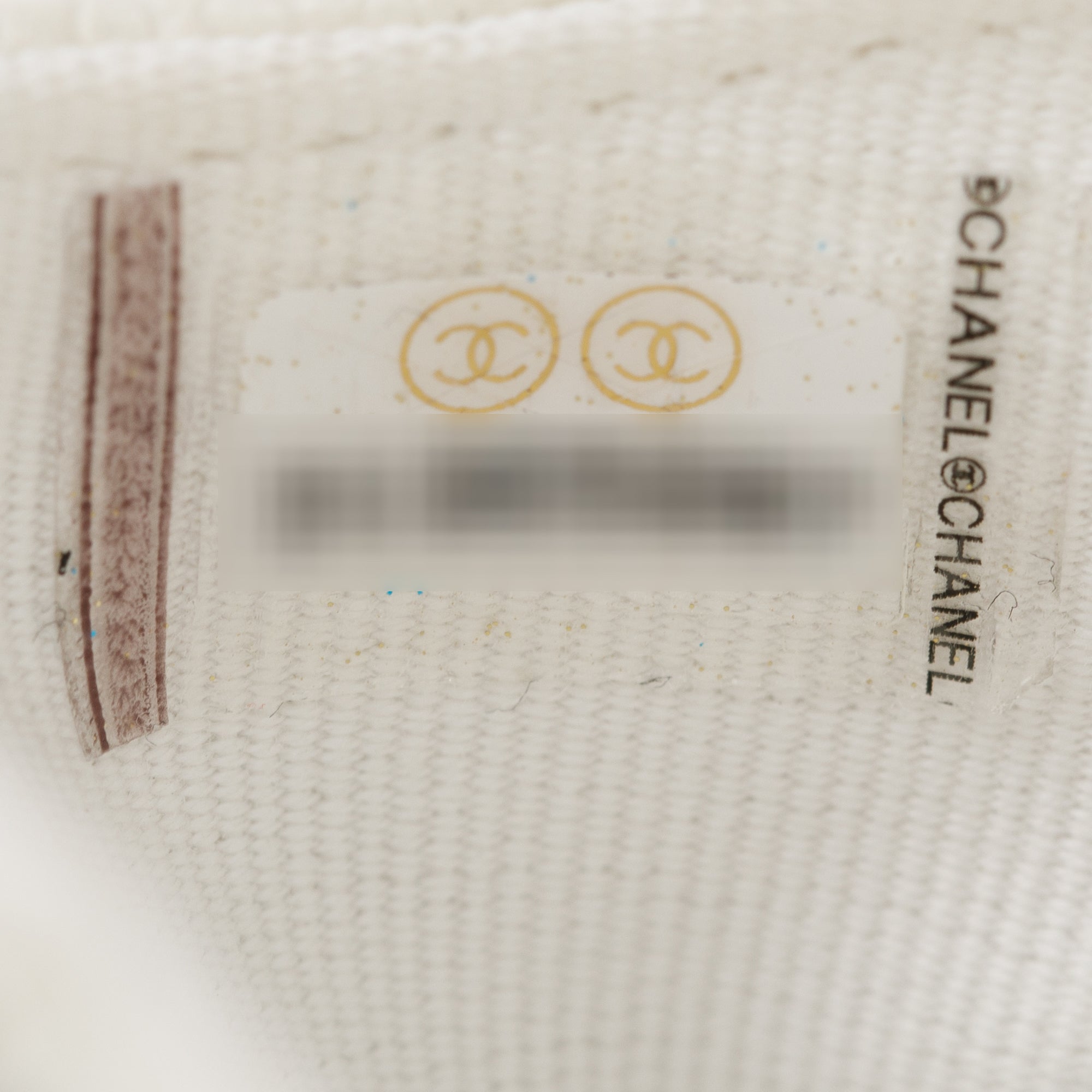 Chanel 2021 White Caviar Leather CC Flap Card Holder Belt Bag w/ Authenticity Card