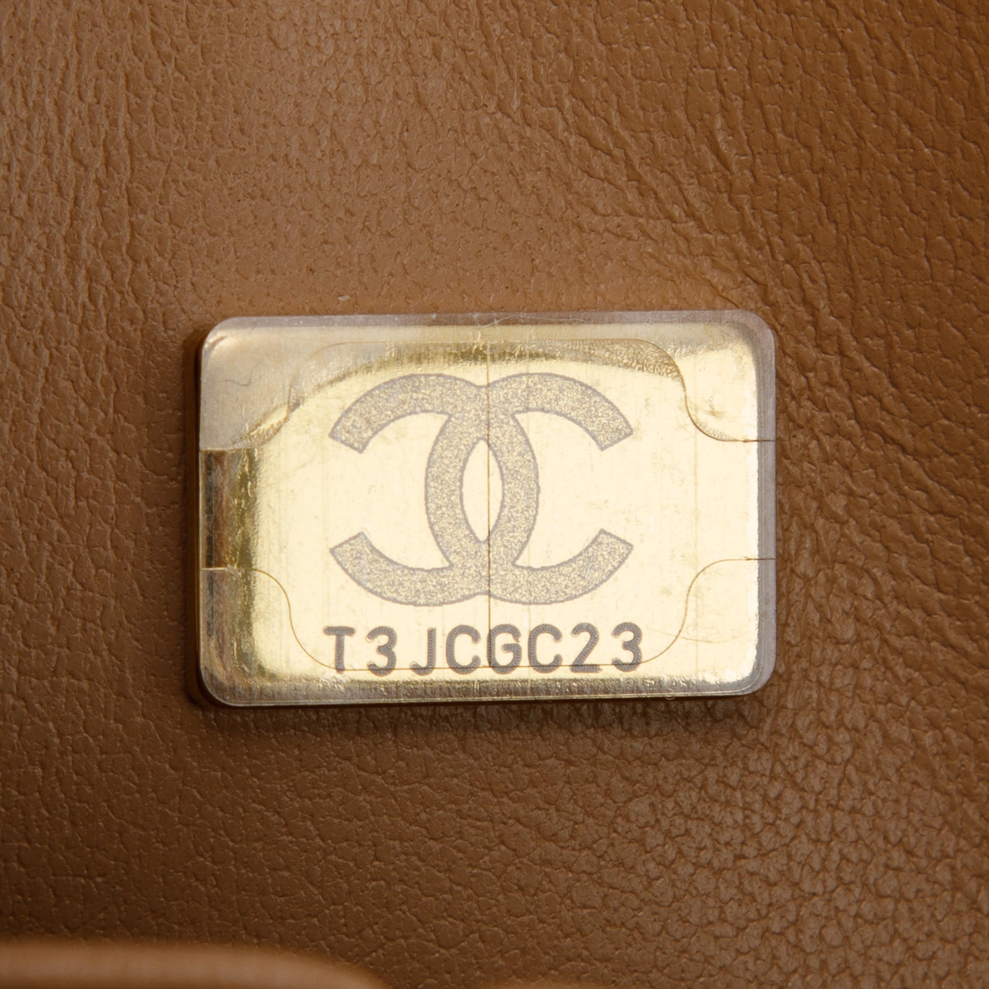 Chanel 2022 Beige Lambskin Small Classic Double Flap Bag w/ Box & Receipt