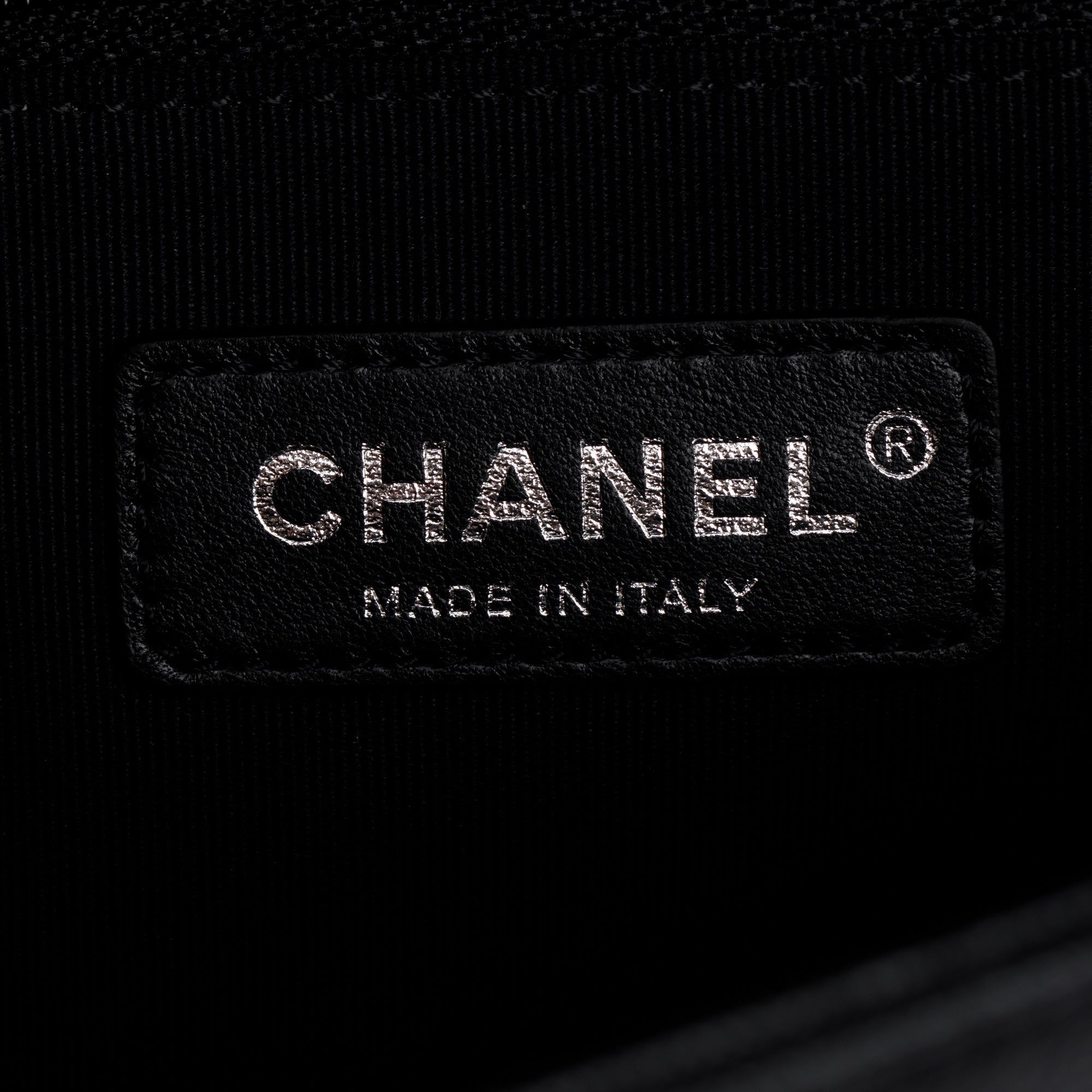 Chanel 2022 Black Quilted Caviar Large Boy Bag