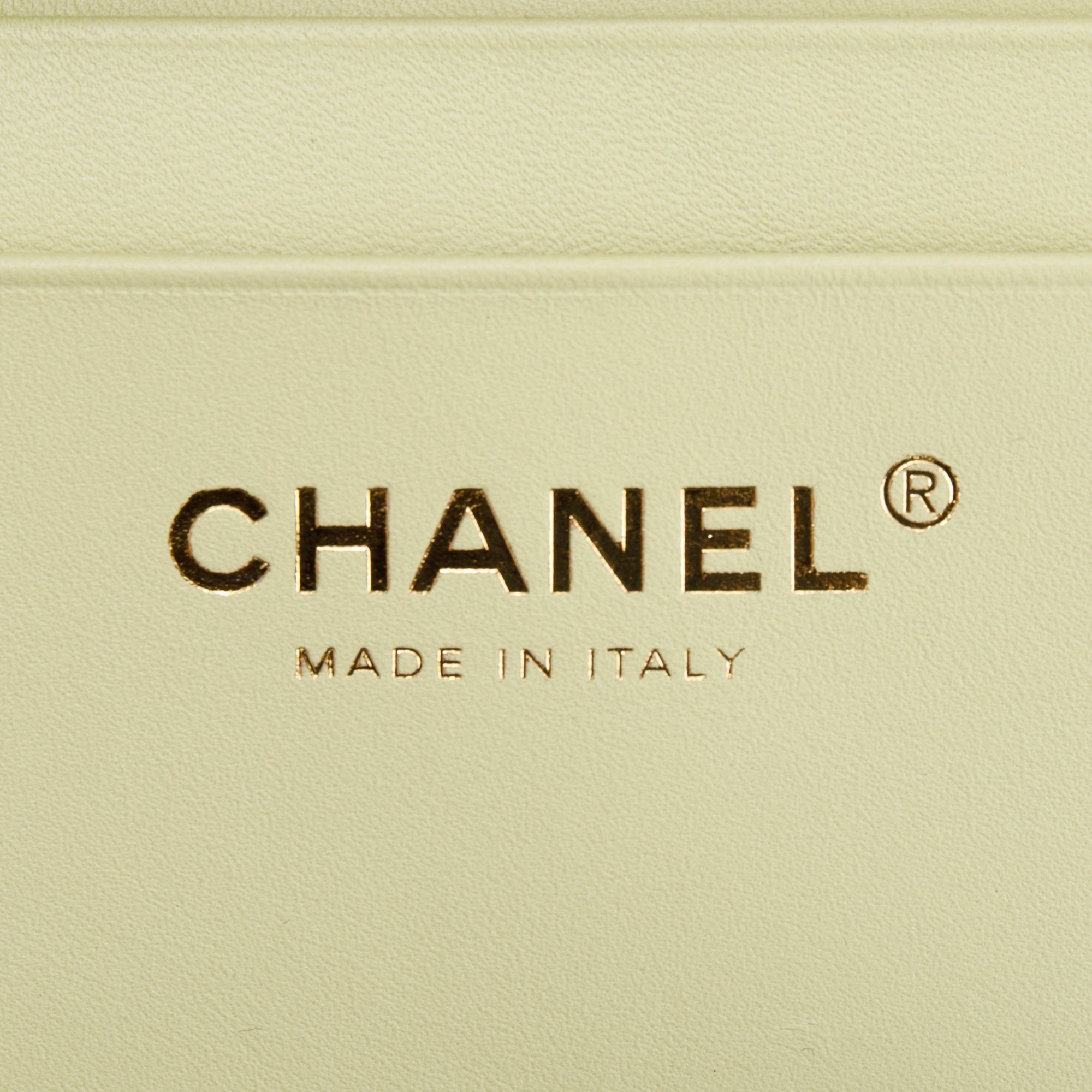 Chanel 2022 Green Caviar Leather Small Vanity Case w/ Box