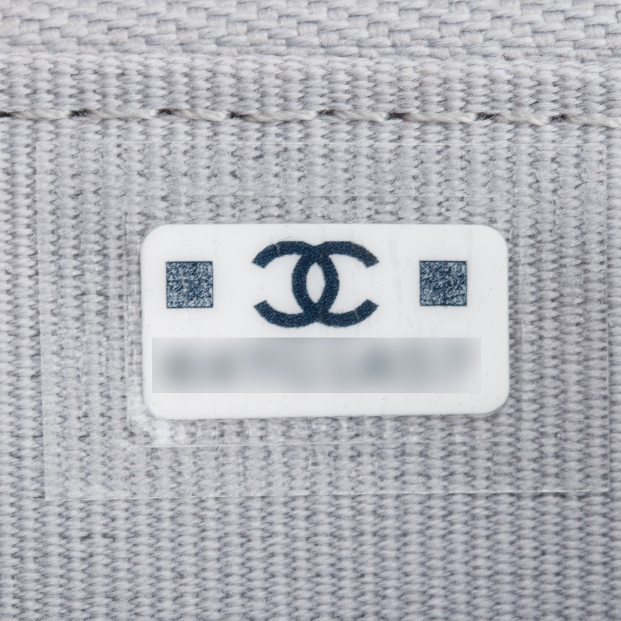 Chanel 2022 Grey Quilted Caviar Leather Classic Phone Holder on Chain w/ Box