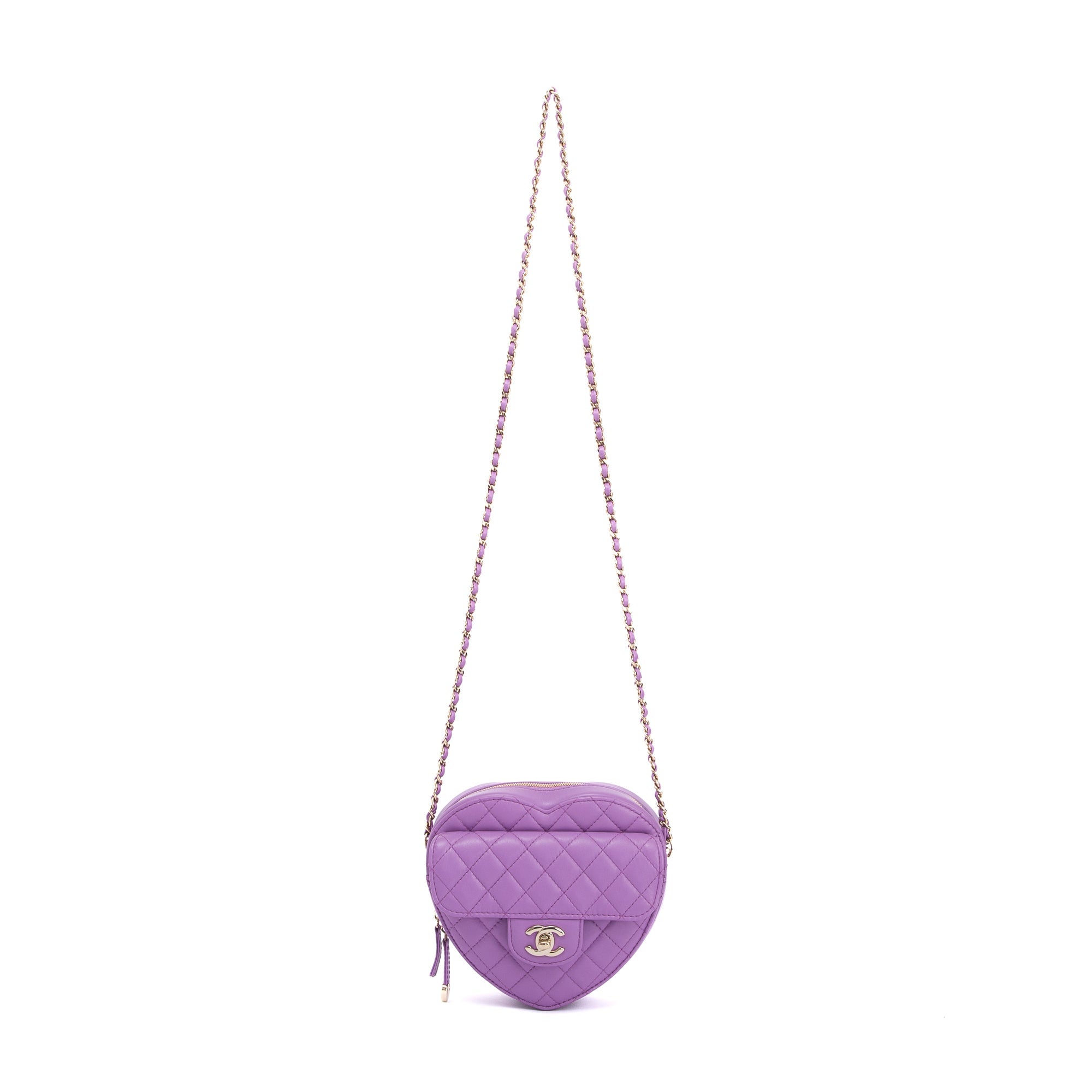 Chanel 2022 Large CC In Love Heart Bag w/ Box