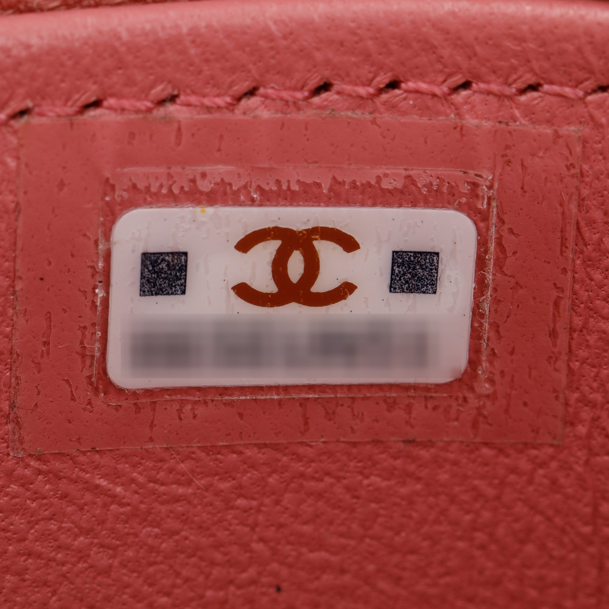 Chanel 2022 Pink Lambskin Leather Mini Vanity Case w/ Box