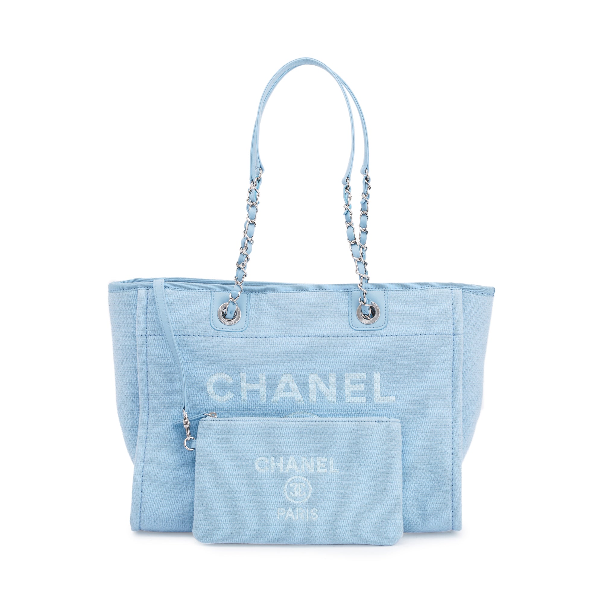 Chanel 2022 Small Deauville Tote w/ Pouch