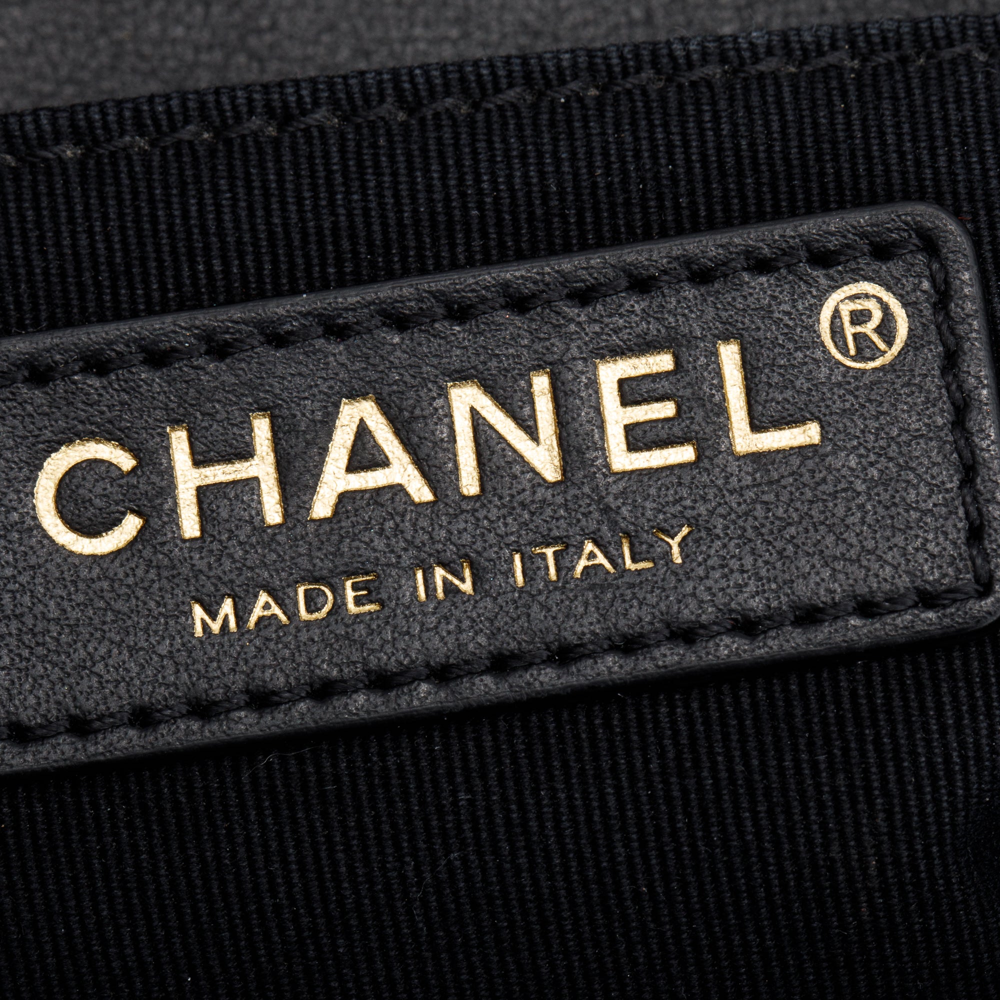 Chanel 2023 Black Quilted Lambskin Leather Medium Boy Bag w/ Box