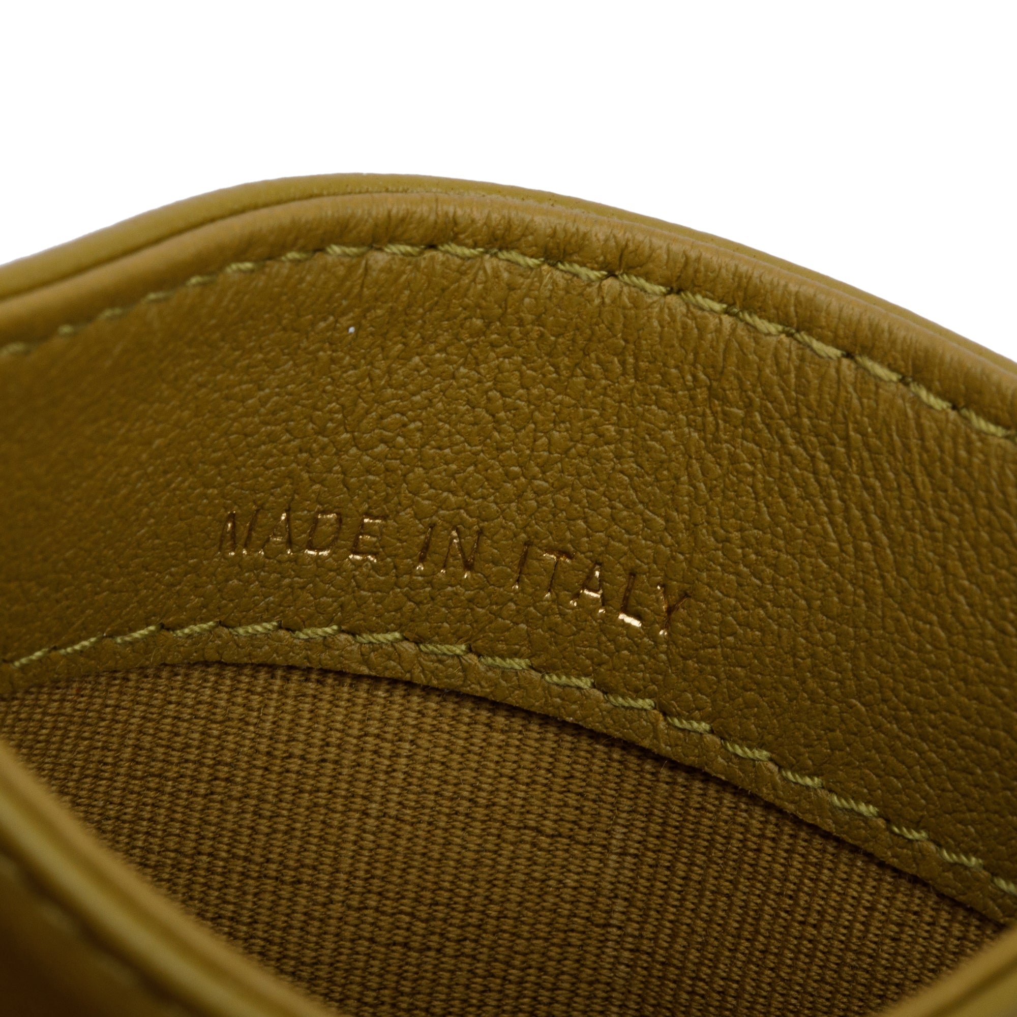 Chanel 2023 Green Lambskin Leather Classic Card Holder