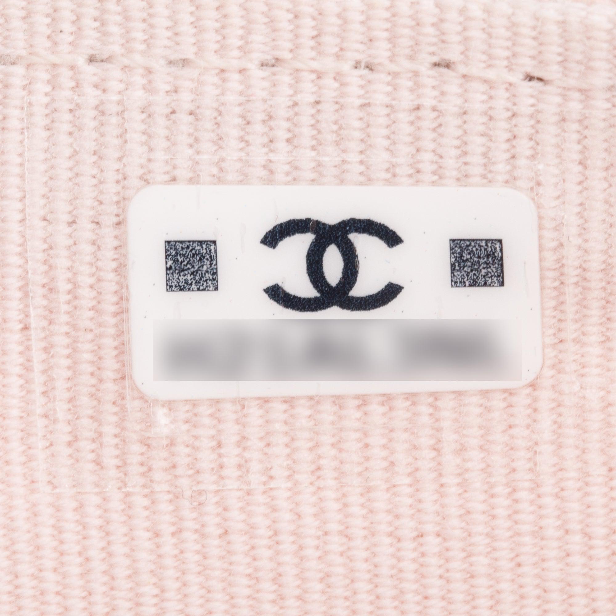 Chanel 2023 Pink Caviar Leather Strass CC Flap Wallet